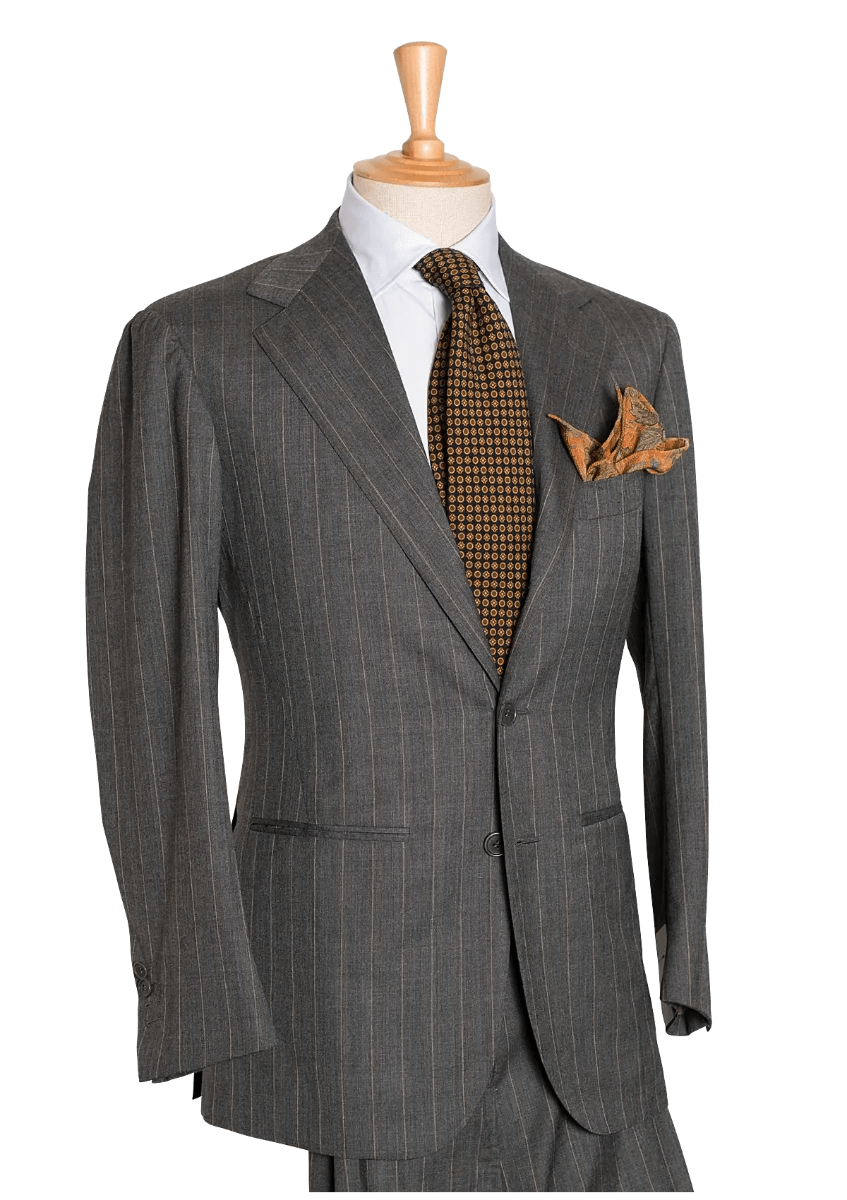 Stefano Bemer Suits SV1011 completo grigio gessato 46 lana