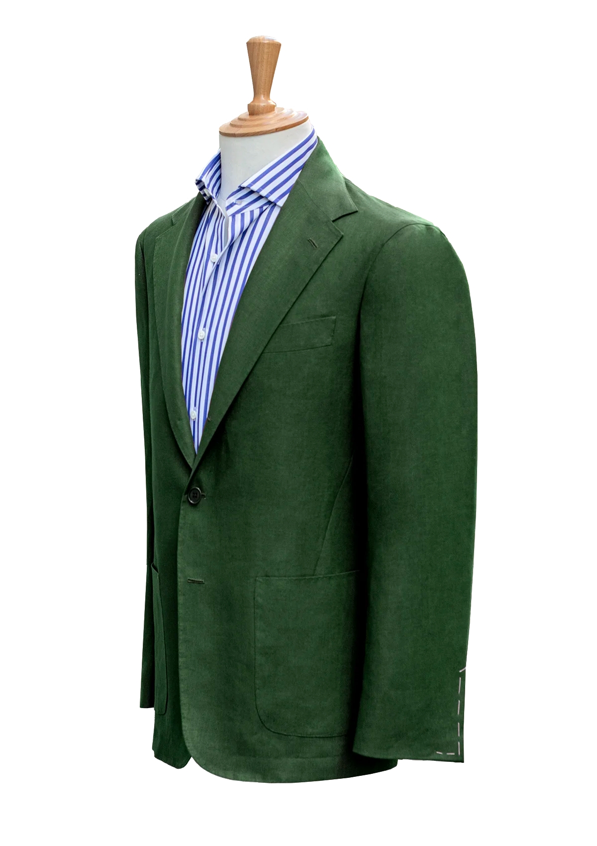 Stefano Bemer SV2106 giacca lino verde 50