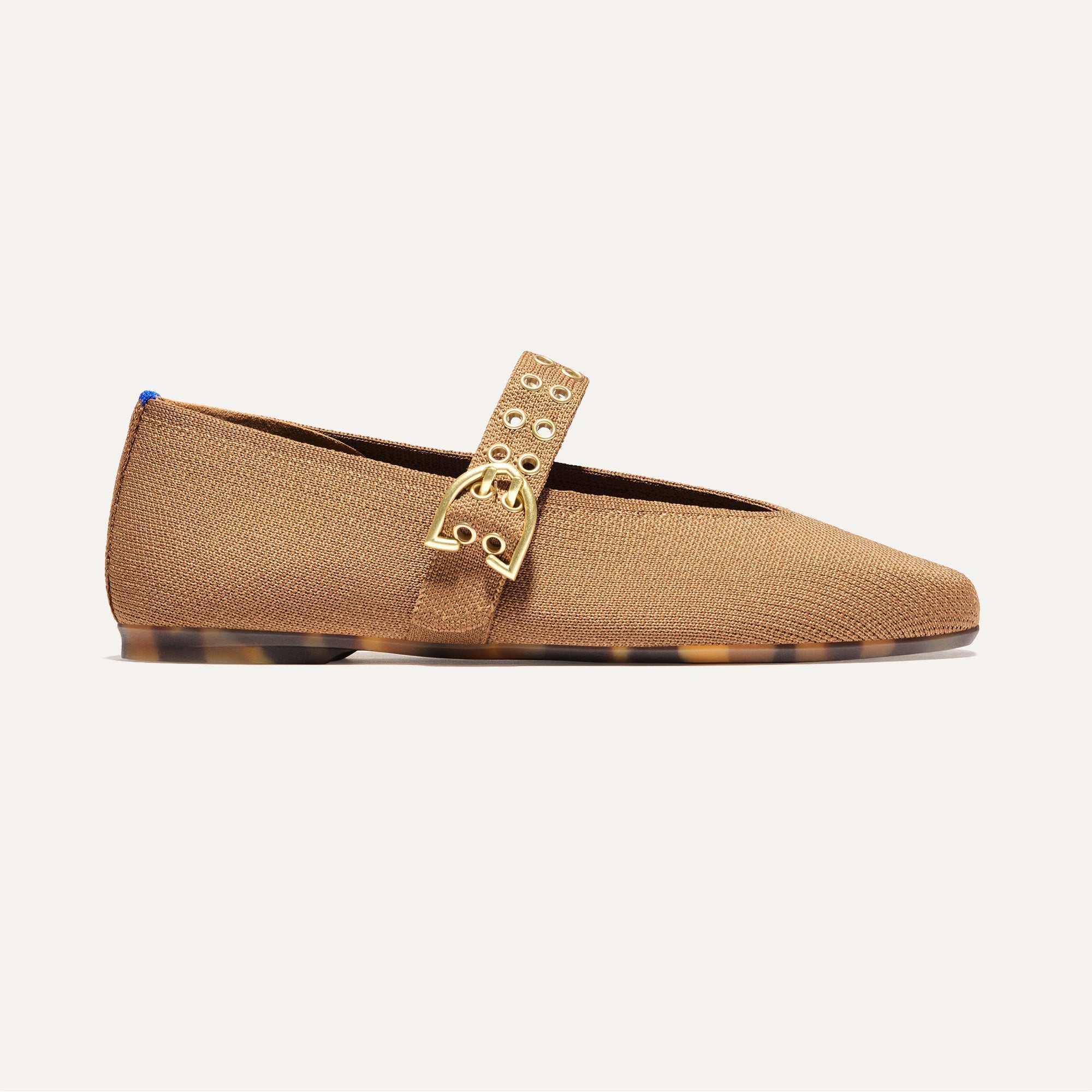Rothy's Flats The Max Buckle Mary Jane ballerine Java Chip punta quadra