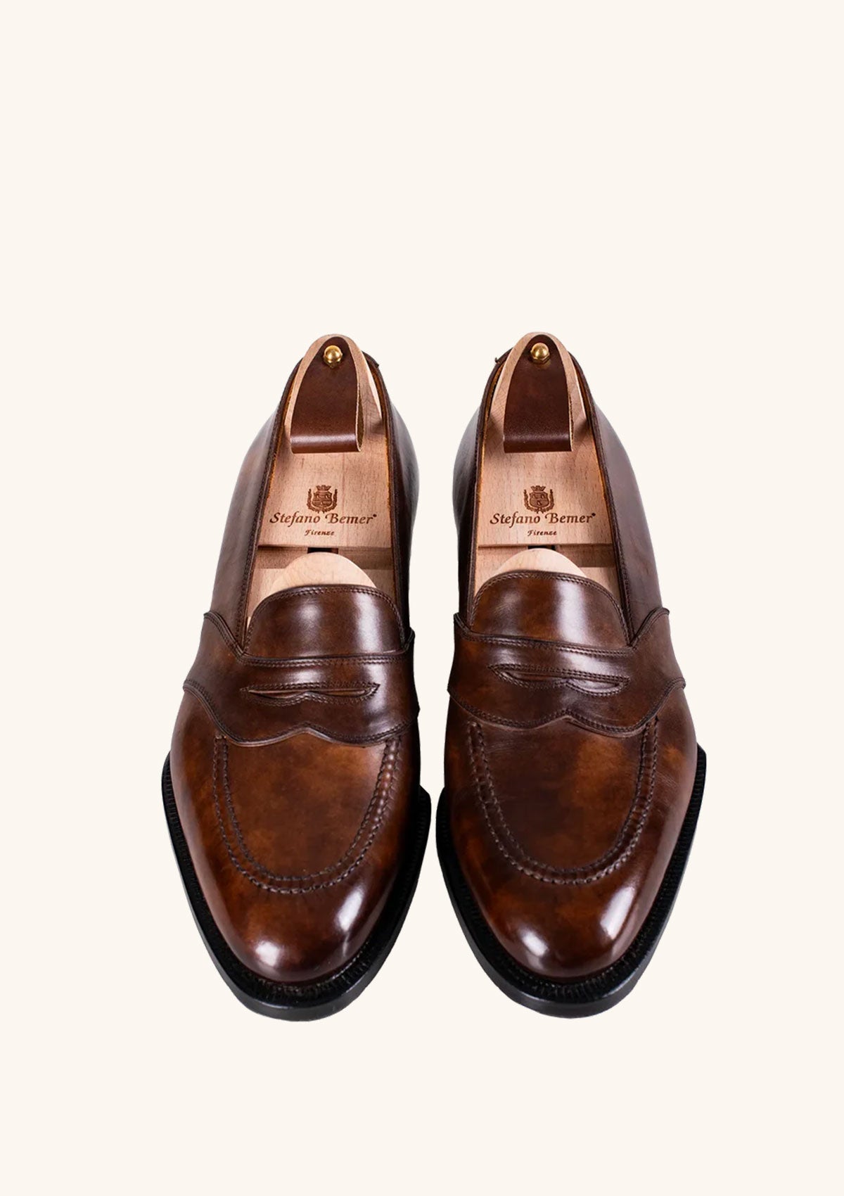 Stefano Bemer Loafers T1551 Mocassini pelle museum
