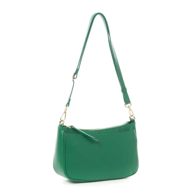 Sandro Barbera C14 Emerald borsa verde 25x15cm pelle