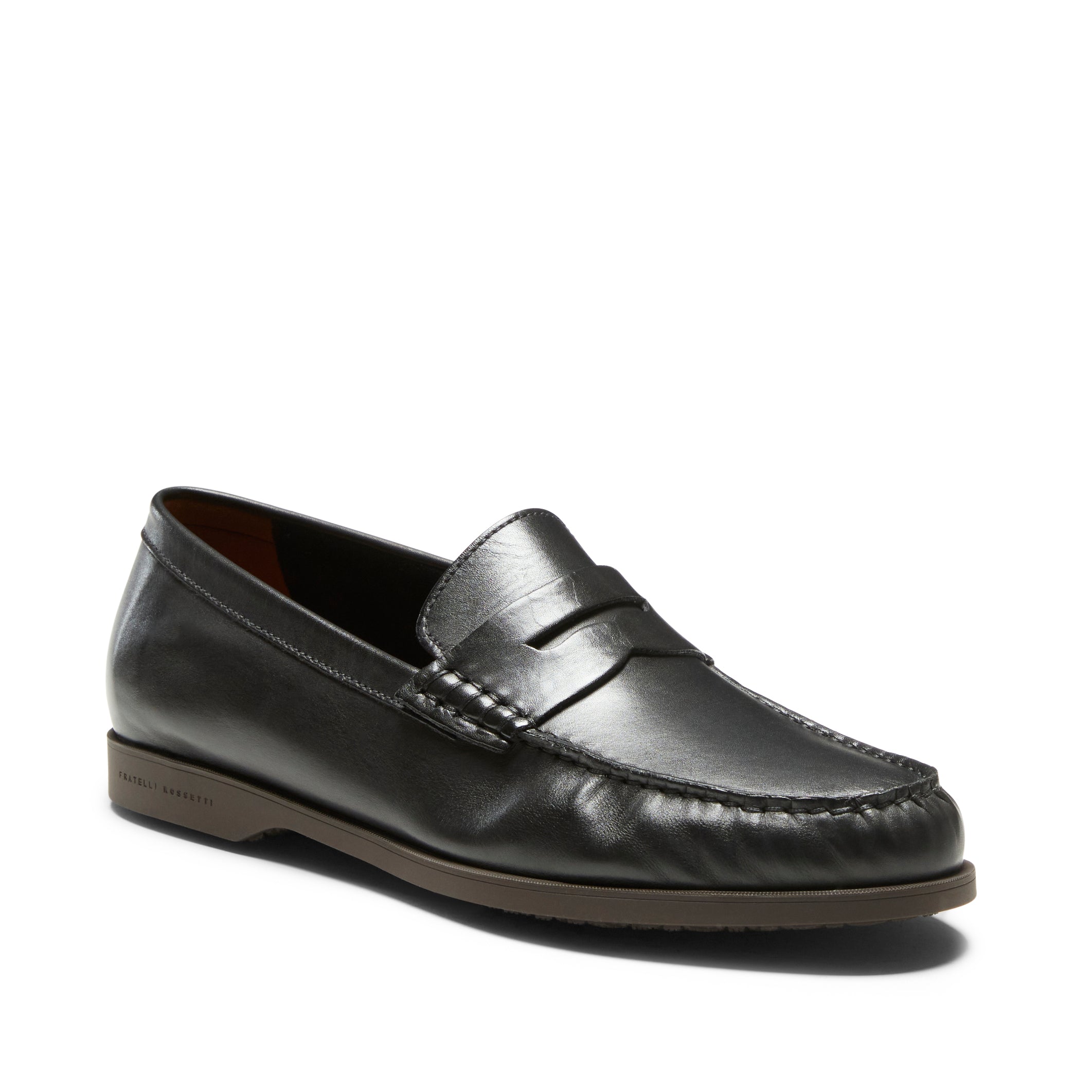 F.lli Rossetti 13305 mocassino uomo pelle nero