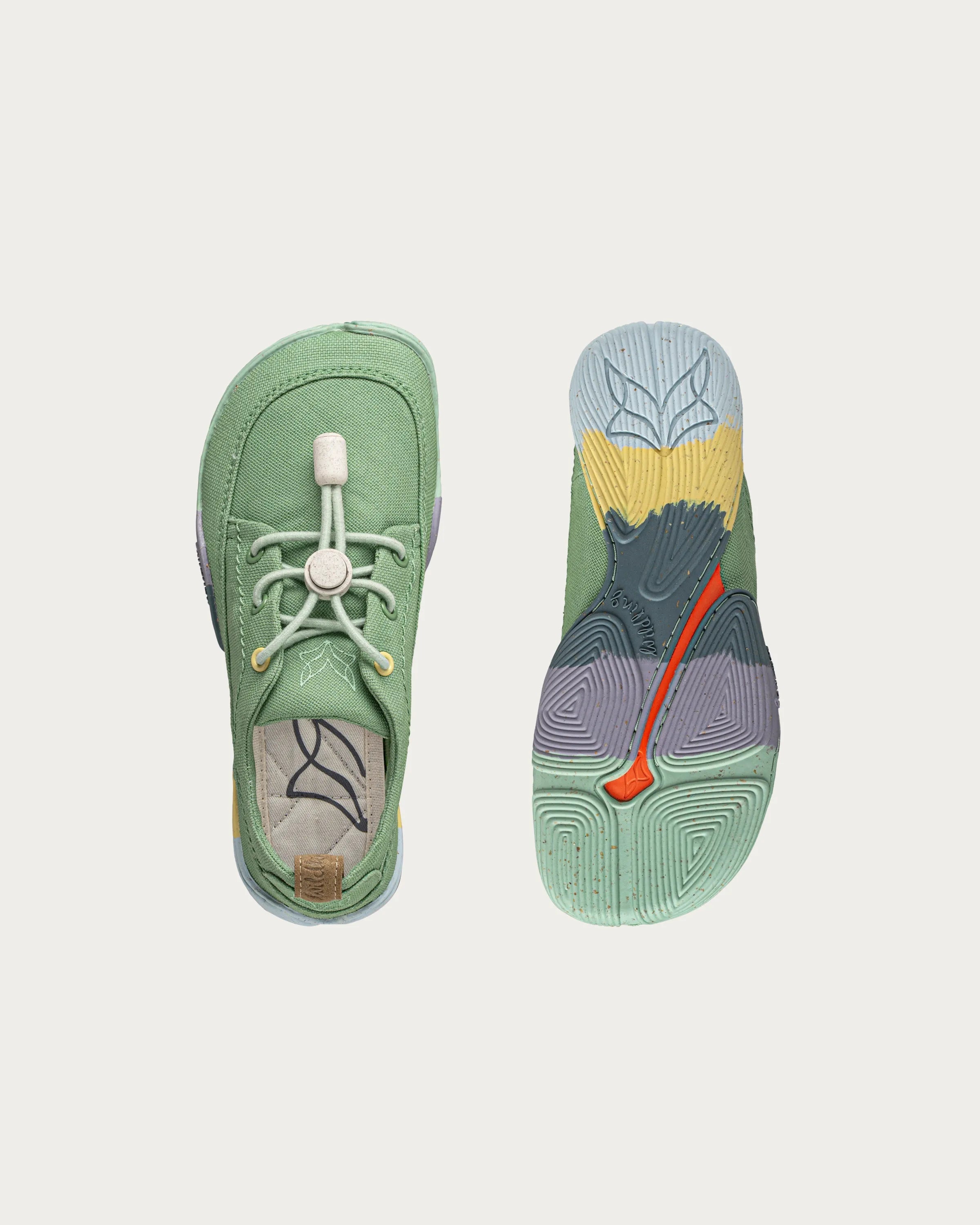 Wildling Slip-Ons Tanuki Kibo scarpe verdi bambini