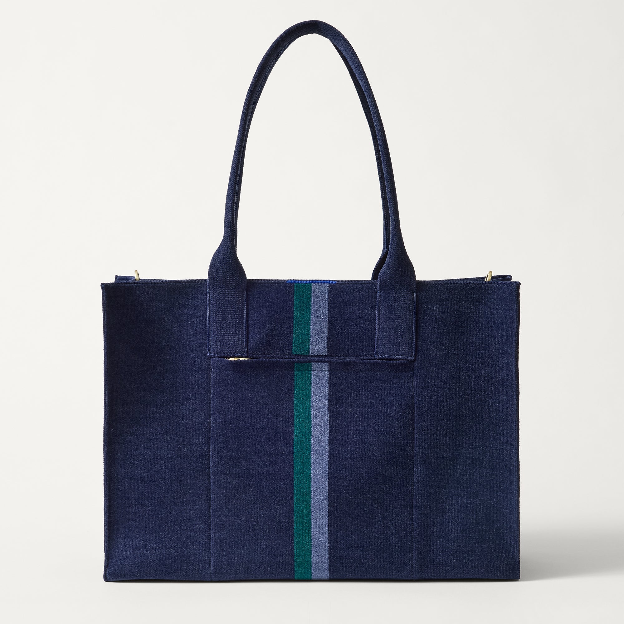Rothy's Classic Tote tote bag ReVelvet Peacock blu verde