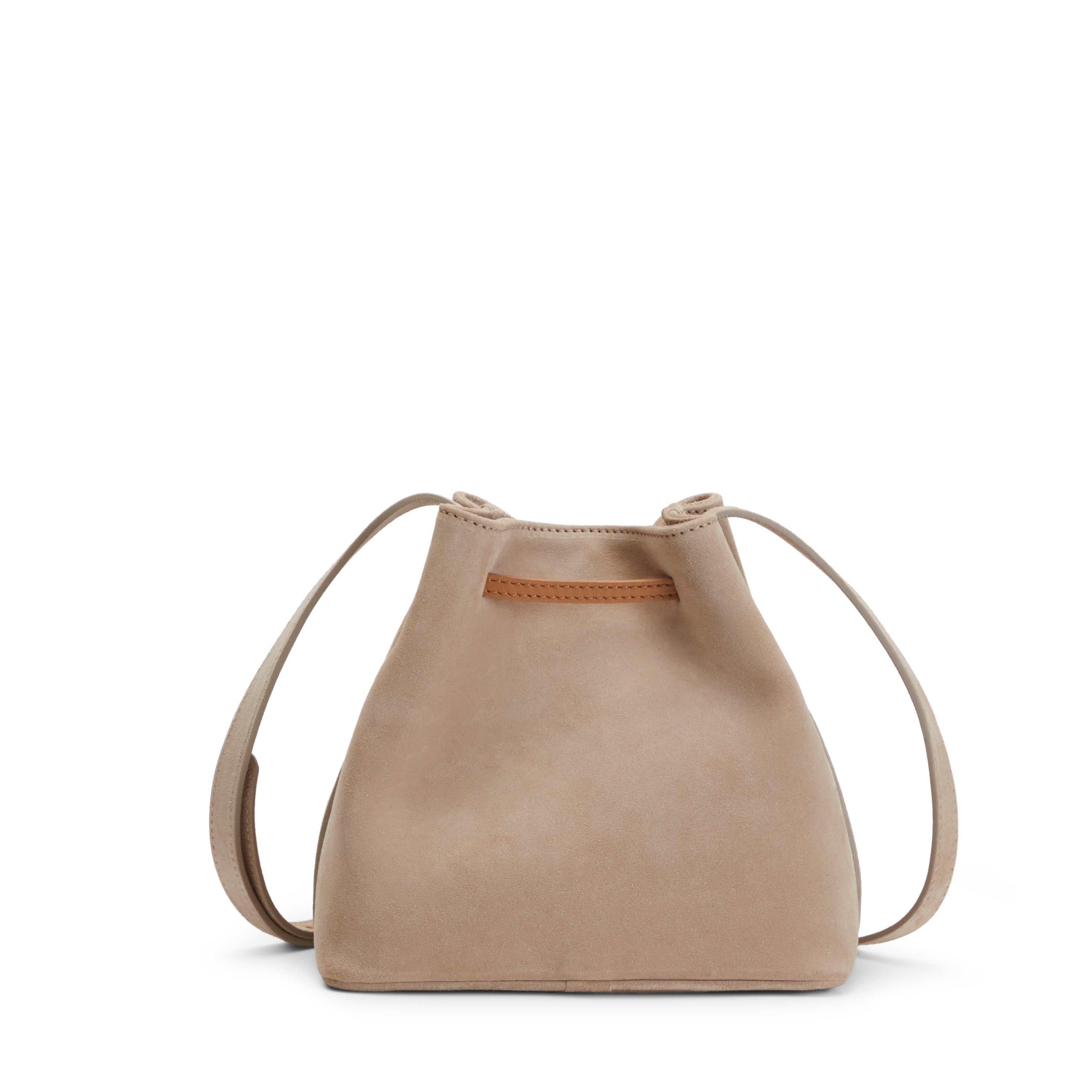 F.lli Rossetti 84730 Bucket Bag Donna Latte Suede