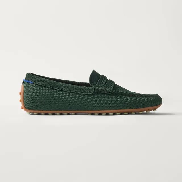 Rothy's The Men's Driver mocassino uomo Dark Green knit