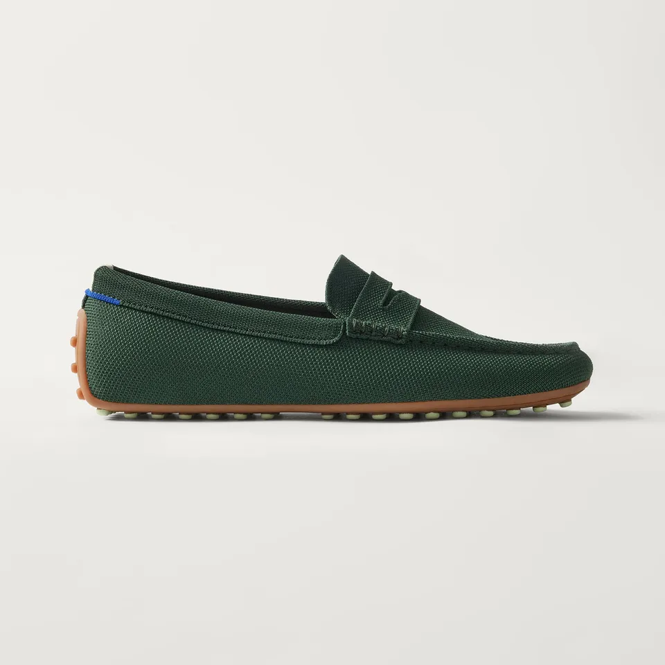Rothy's The Men's Driver mocassino uomo Dark Green knit