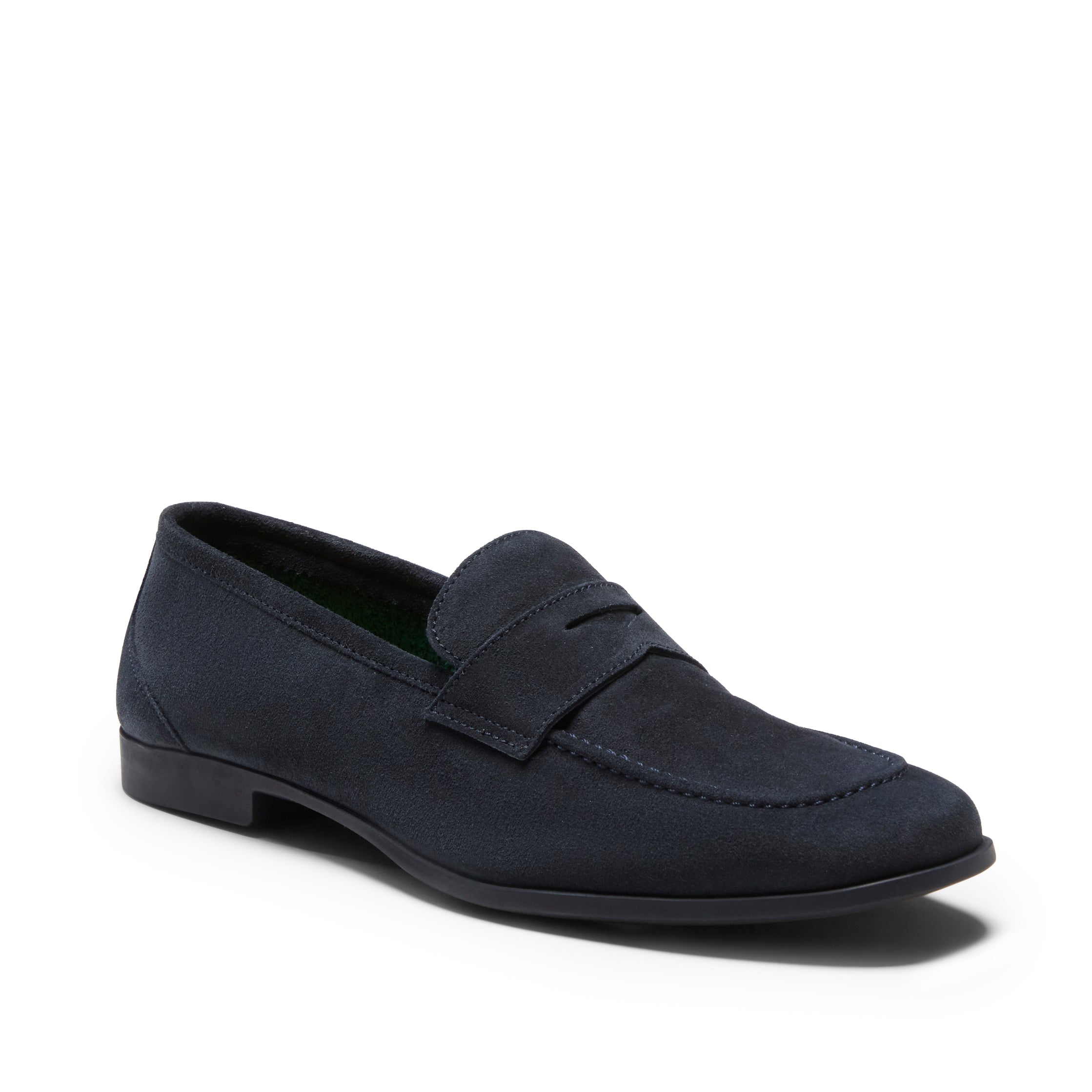 F.lli Rossetti Mocassino Yacht 51930 suede blu uomo