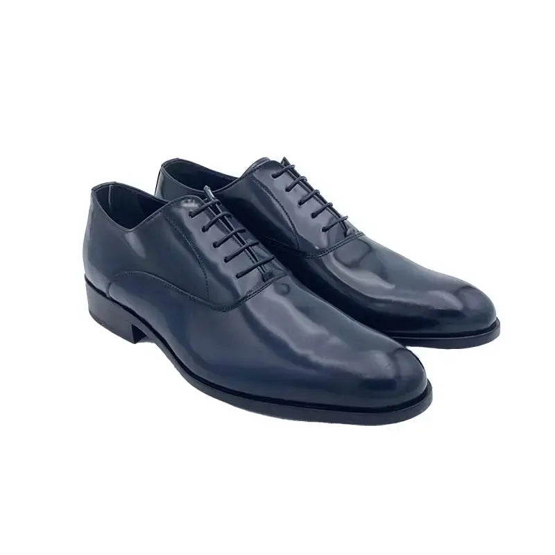 Sandro Barbera 1132 Oxford Liscio Uomo Blu Pelle Cerimonia