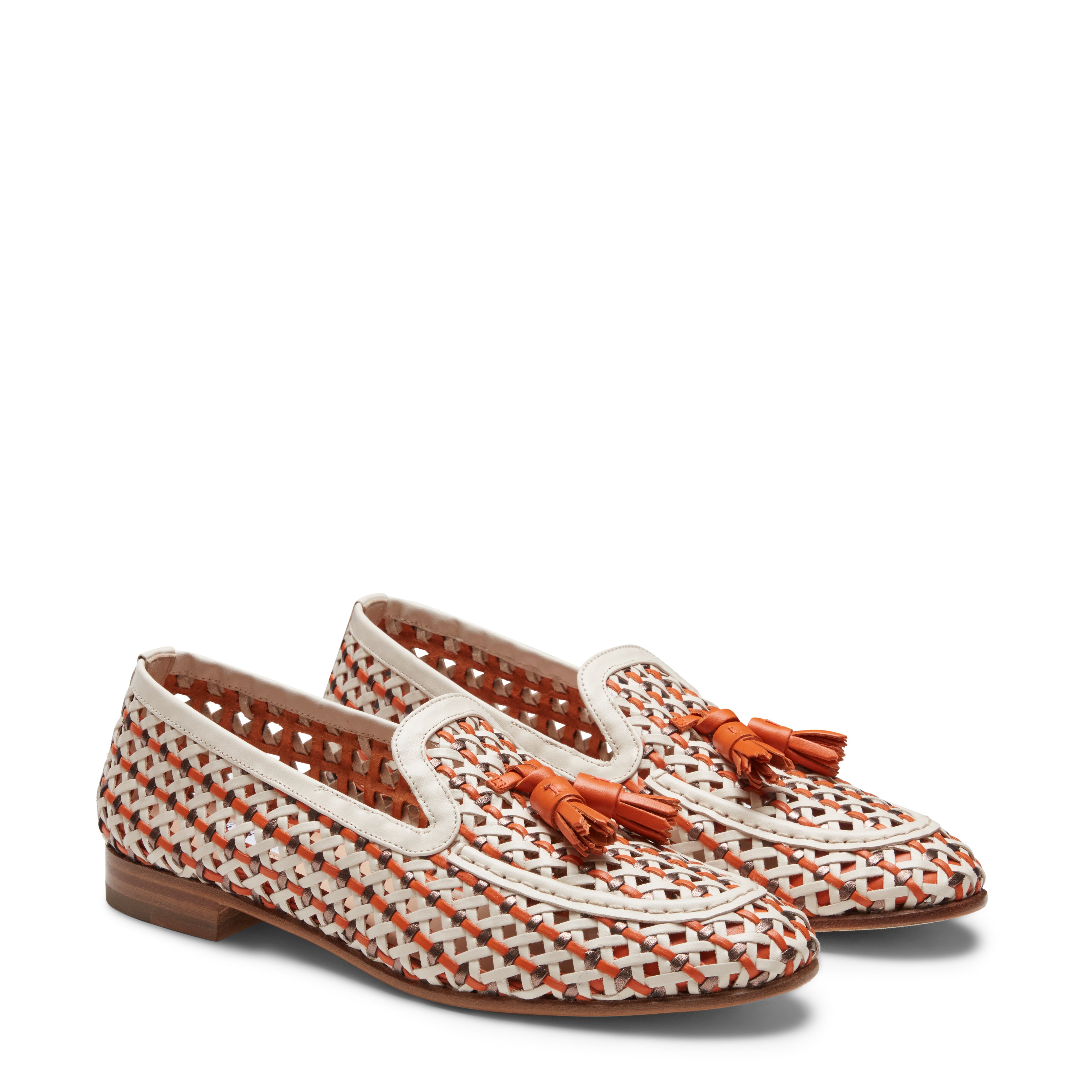F.lli Rossetti Brera 67275 mocassino donna avorio intrecciato