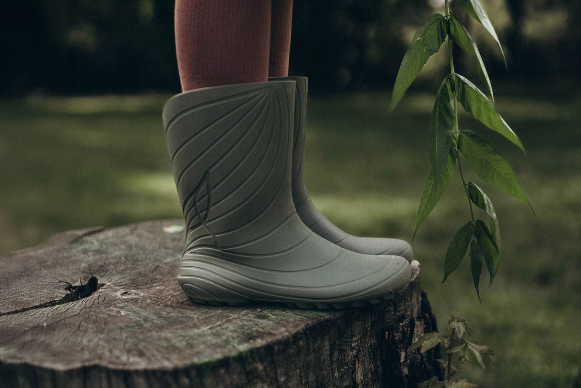 Wildling Shoes Ranidae Green stivale pioggia verde impermeabile