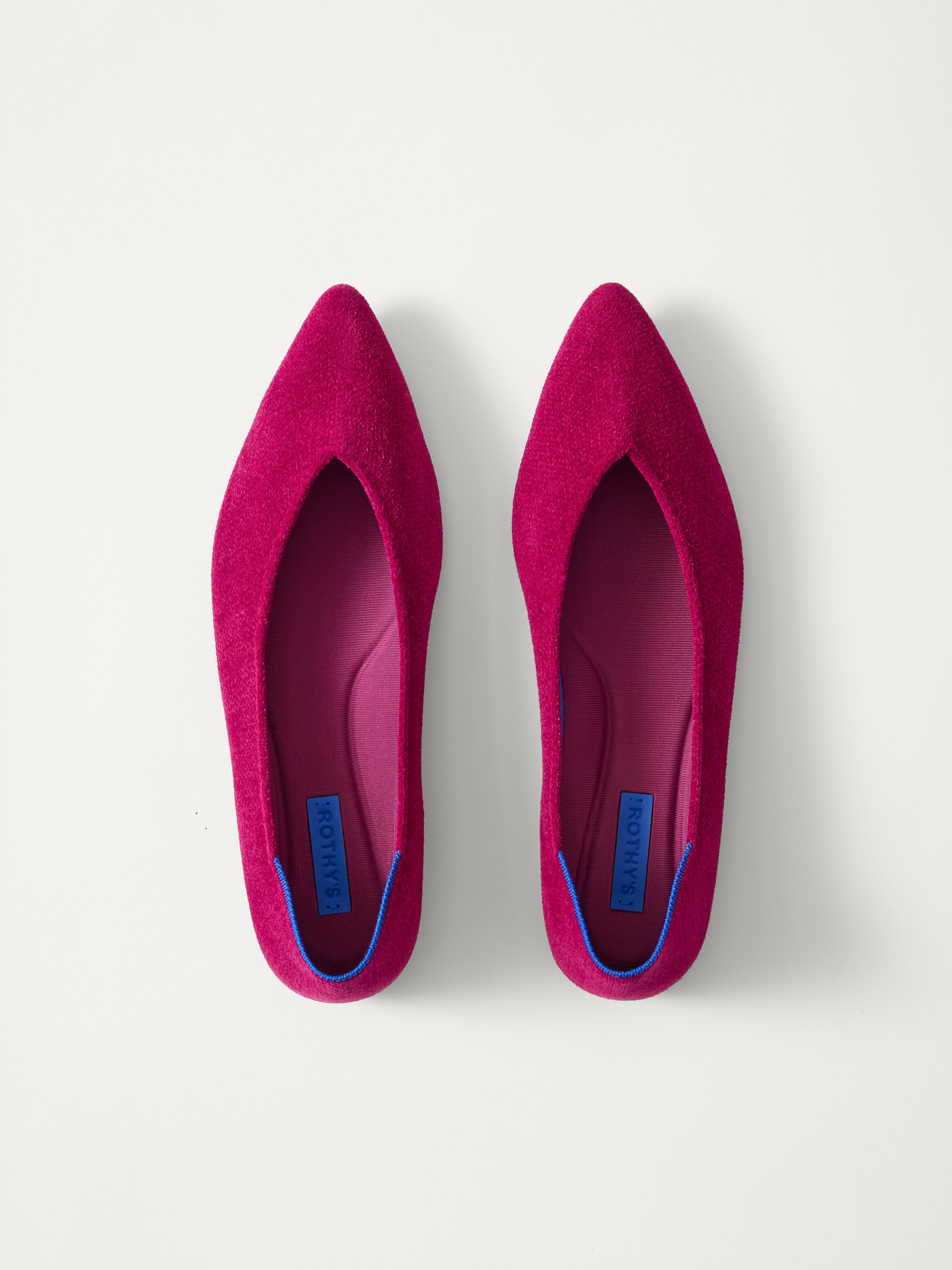 Rothy's The Point III ballerine rosa ReVelvet Mulberry