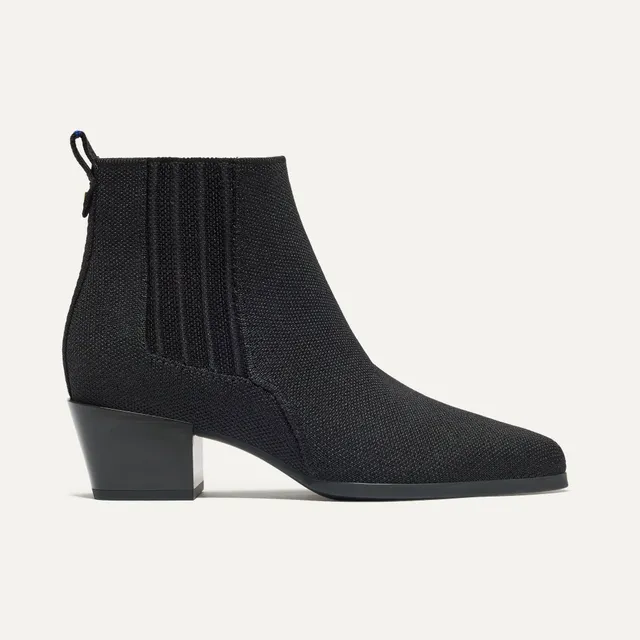 Rothy's Loafers The Western Bootie mocassini nero calzata comoda