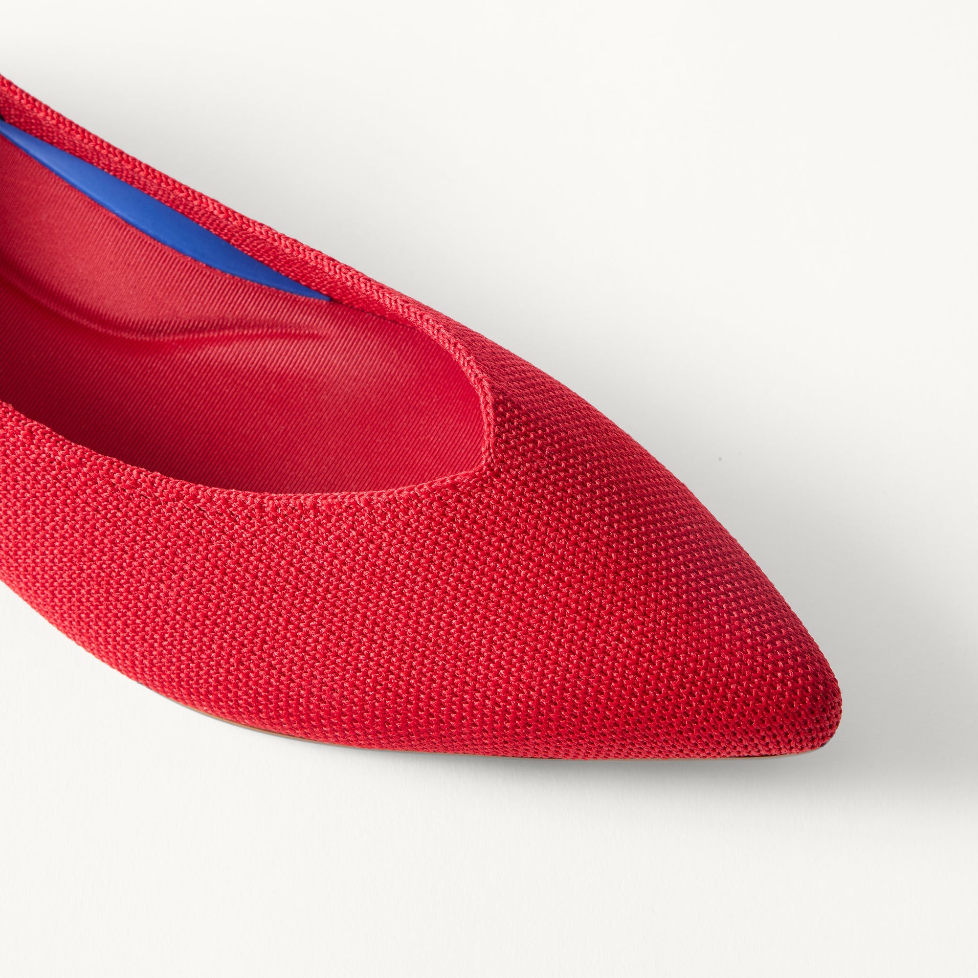 Rothy's The Point III ballerine Cherry rosse punta affusolata