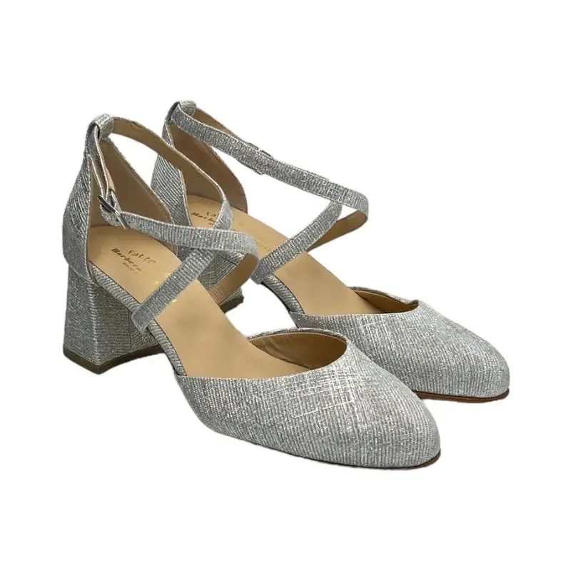 Sandro Barbera & Figli 603 Galassia Silver sandali tacco argento