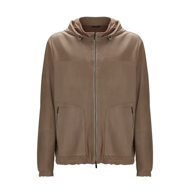 F.lli Rossetti Giubbino Suede Tortora da Uomo