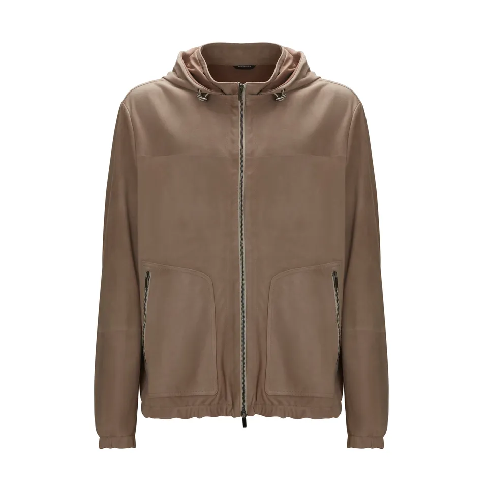 F.lli Rossetti Giubbino Suede Tortora da Uomo