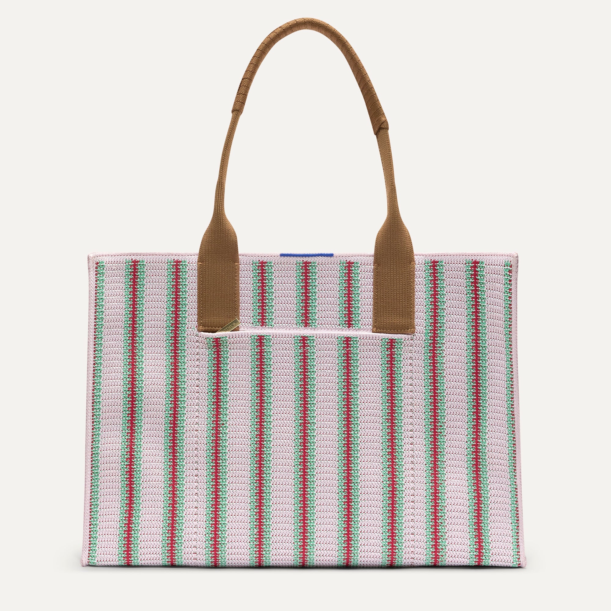 Rothy's Classic Tote tote bag Watermelon Market Stripe rosa