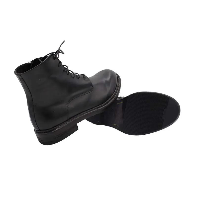 Sandro Barbera 6081 Stivaletto Nero Uomo Stone Washed