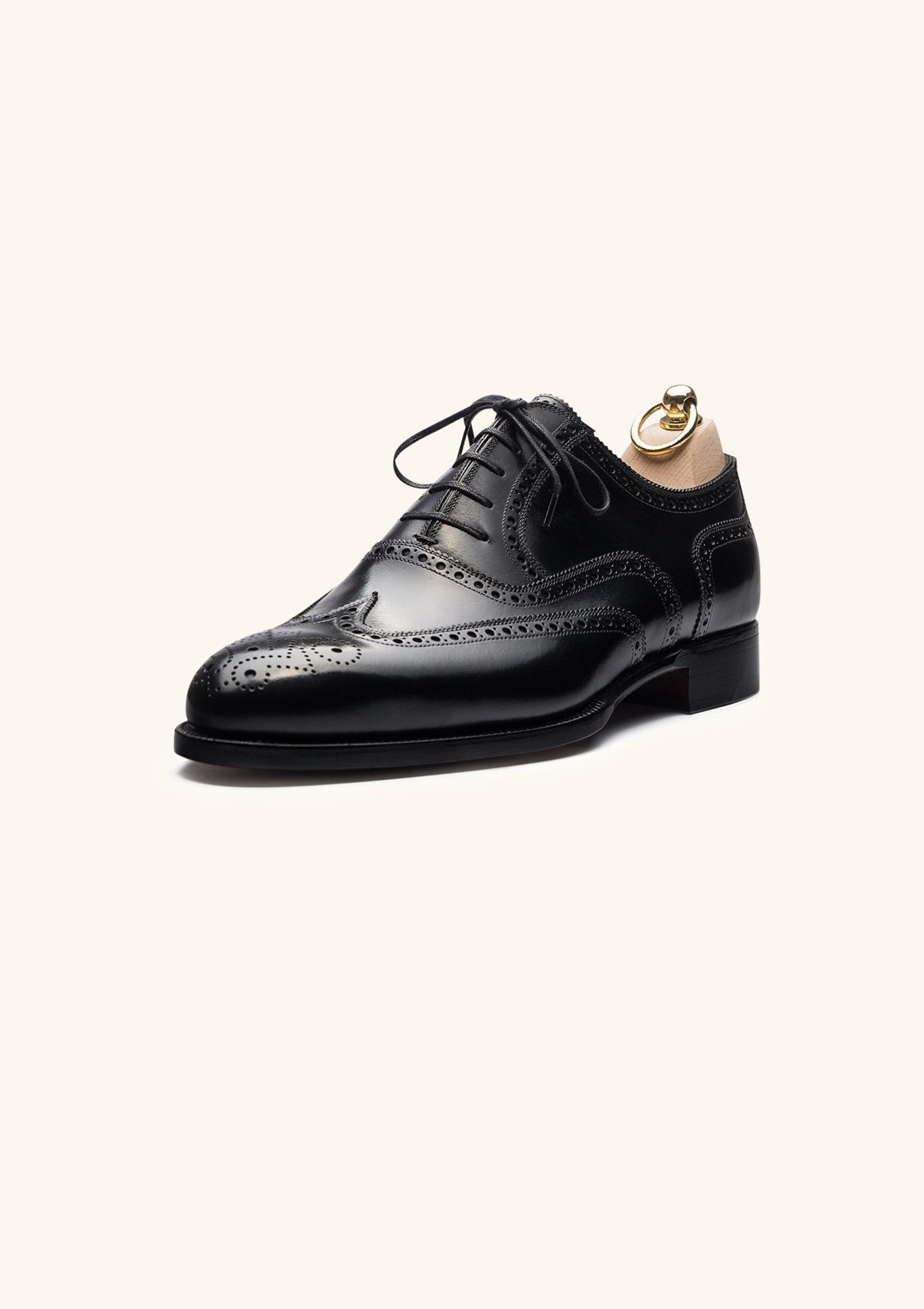 Stefano Bemer C6240 Oxford Uomo Nere Wingtip Misura 42