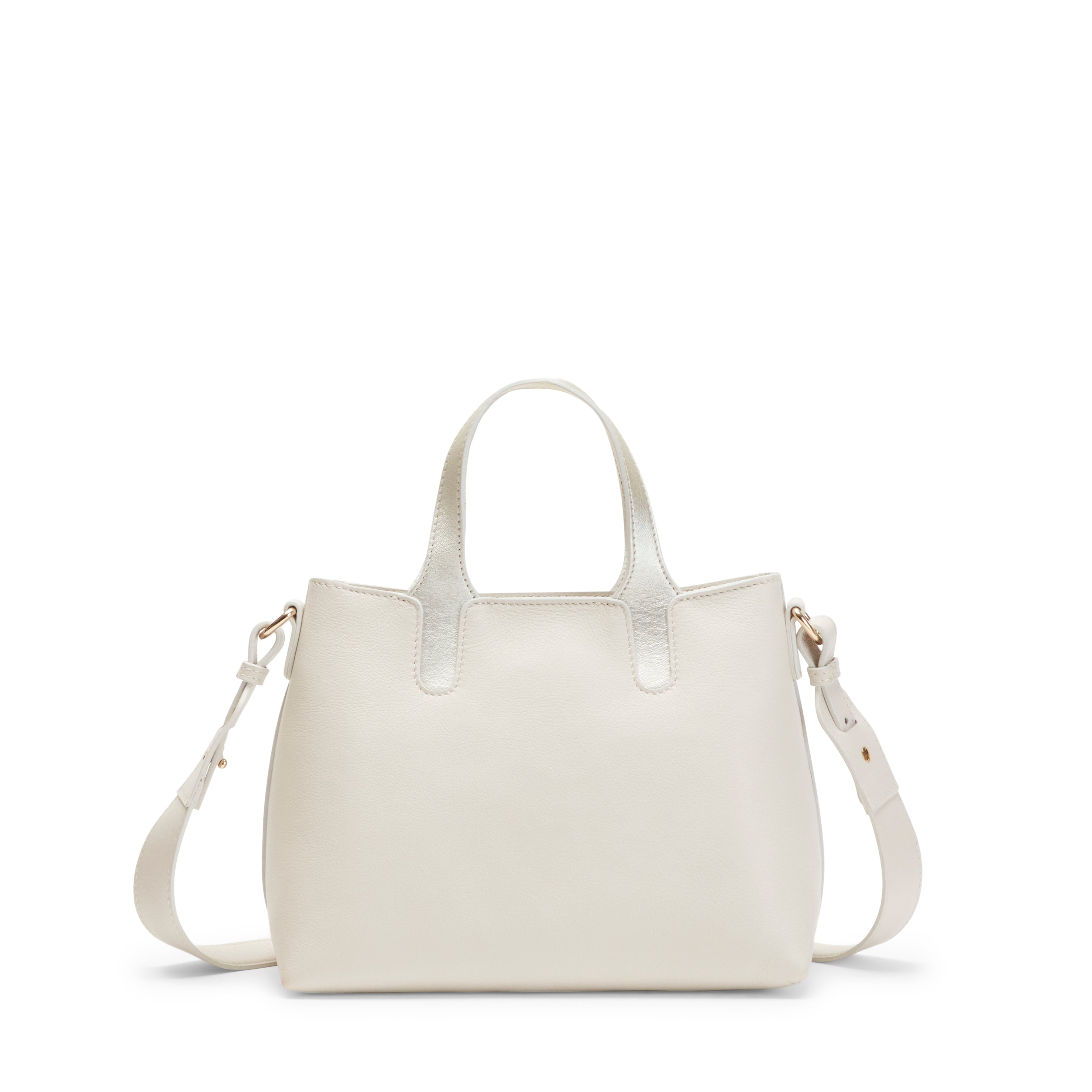 F.lli Rossetti Hobo Tote Bag Pelle Latte Tracolla