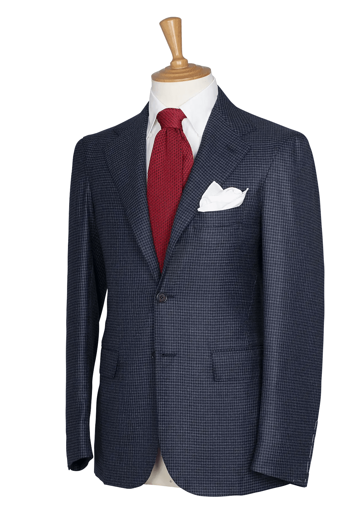 Stefano Bemer Blazers SV2075 blazer lana blu houndstooth