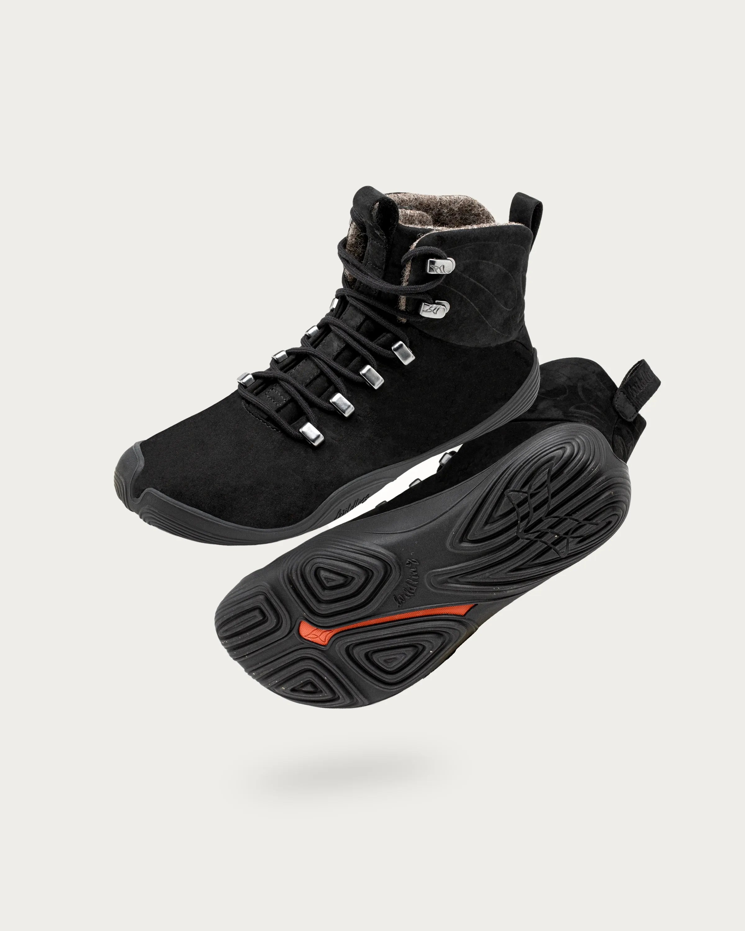 Wildling Mid Cut Feral black scarpe pelle inverno