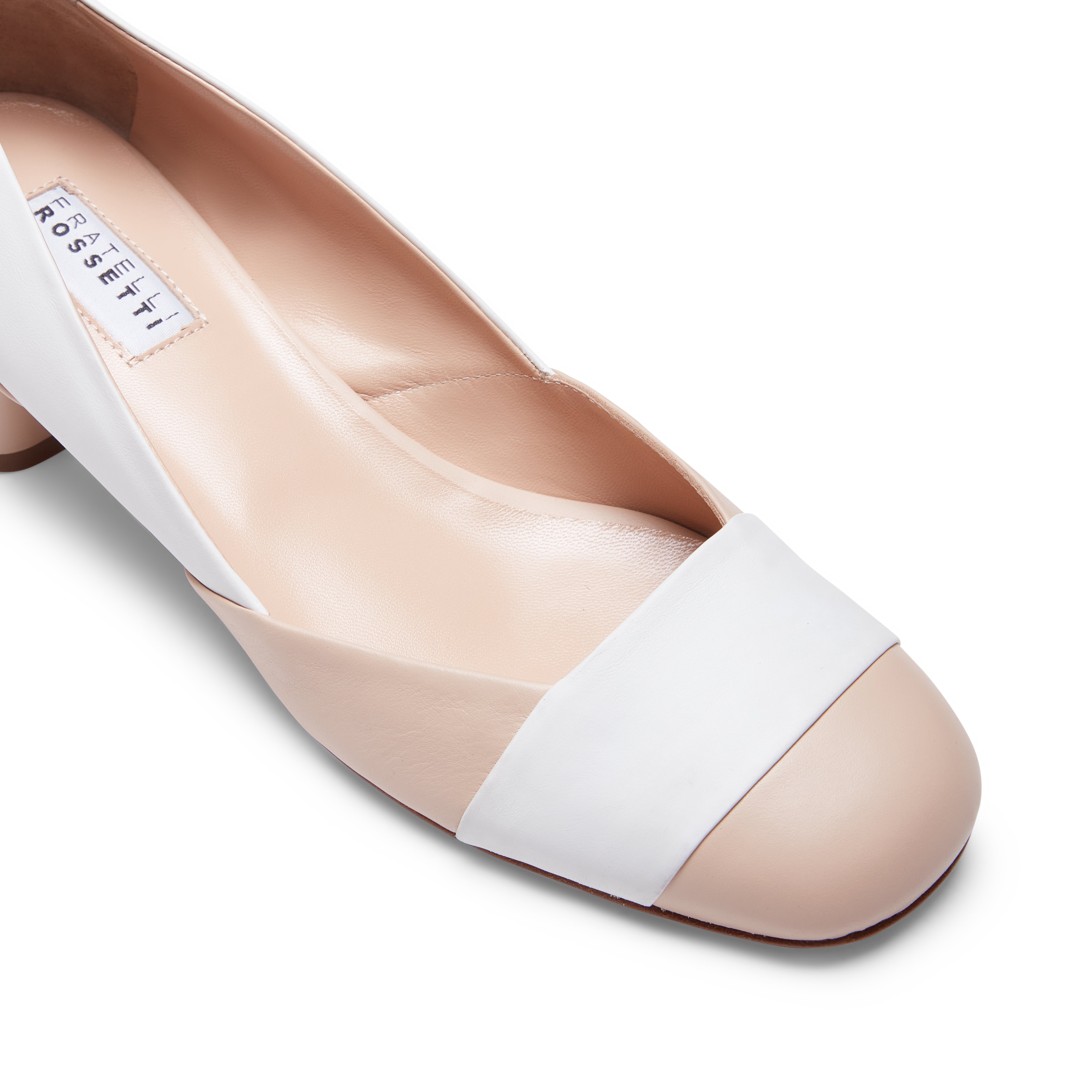 F.lli Rossetti 64374 Décolleté Pelle Paglia Bianco Tacco 40