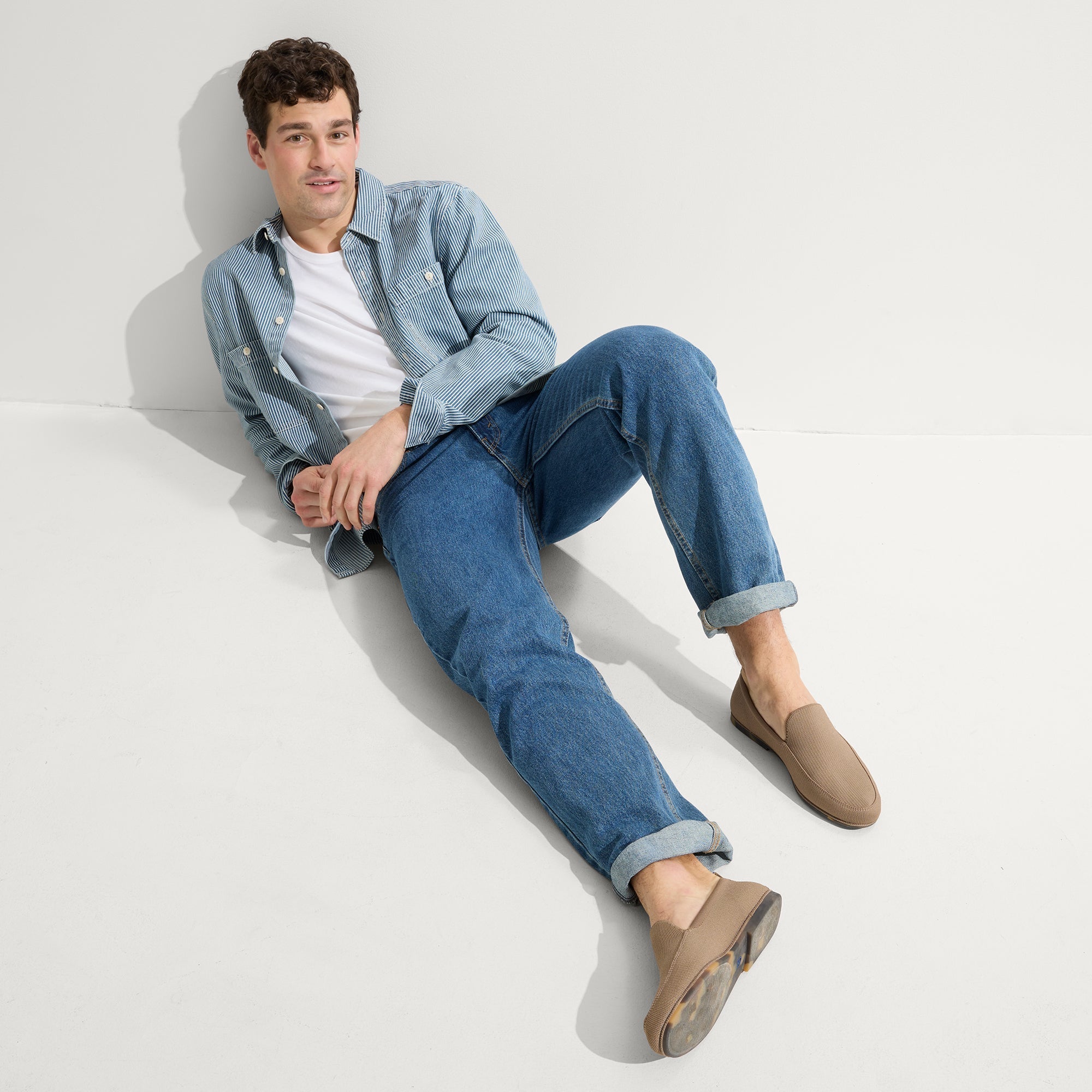 Rothy's The Ravello Loafer mocassini uomo Faded Brown marrone