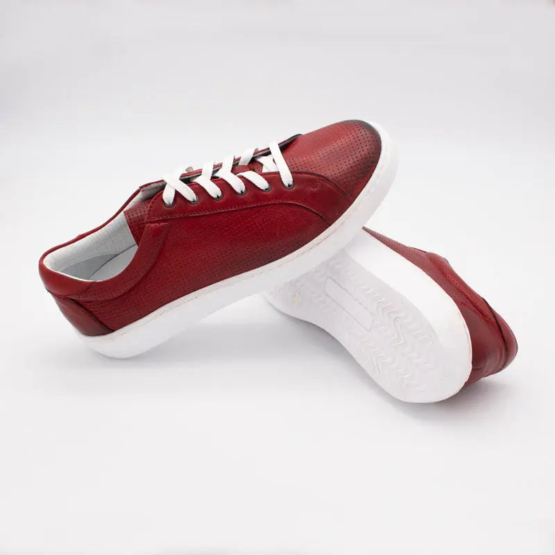 Sandro Barbera Stringate HEVO Red sneaker rosso suola riciclata