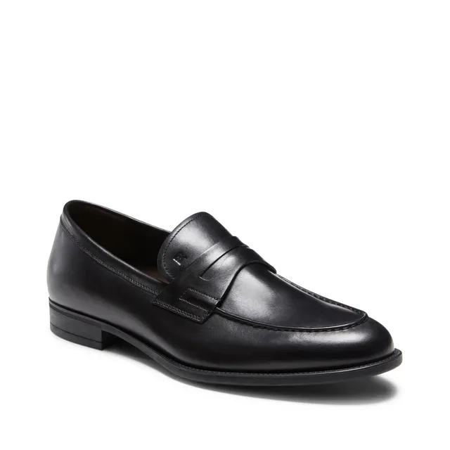 F.lli Rossetti 44976 Mocassino Uomo Pelle Nero Effetto Anticato