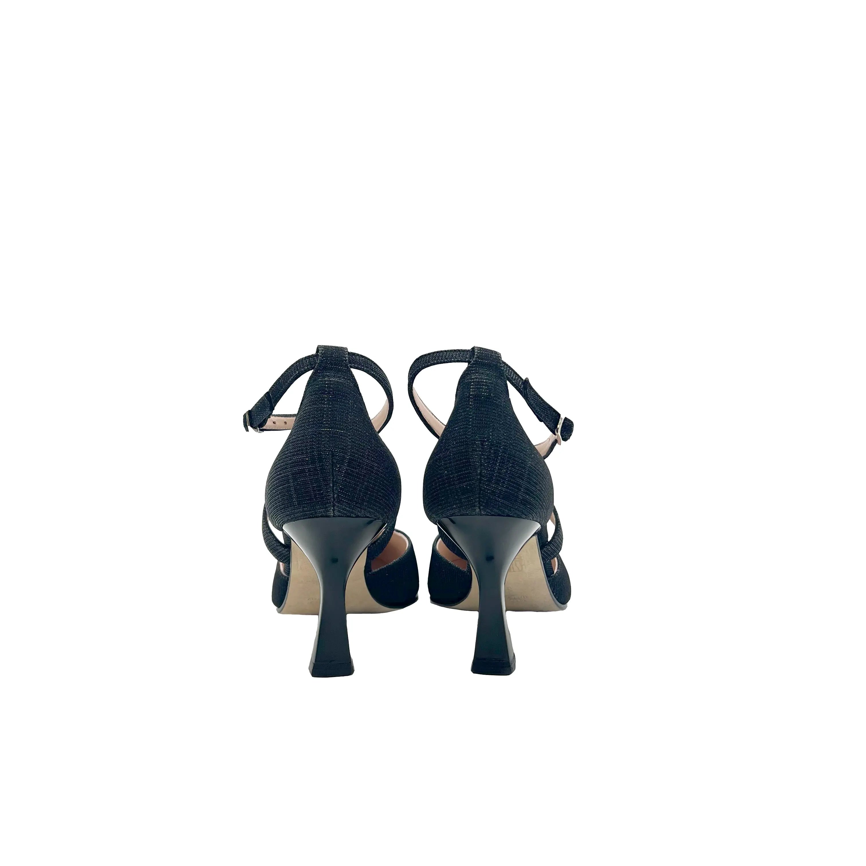 Sandro Barbera 1059 Galassia sandali donna neri tacco 75