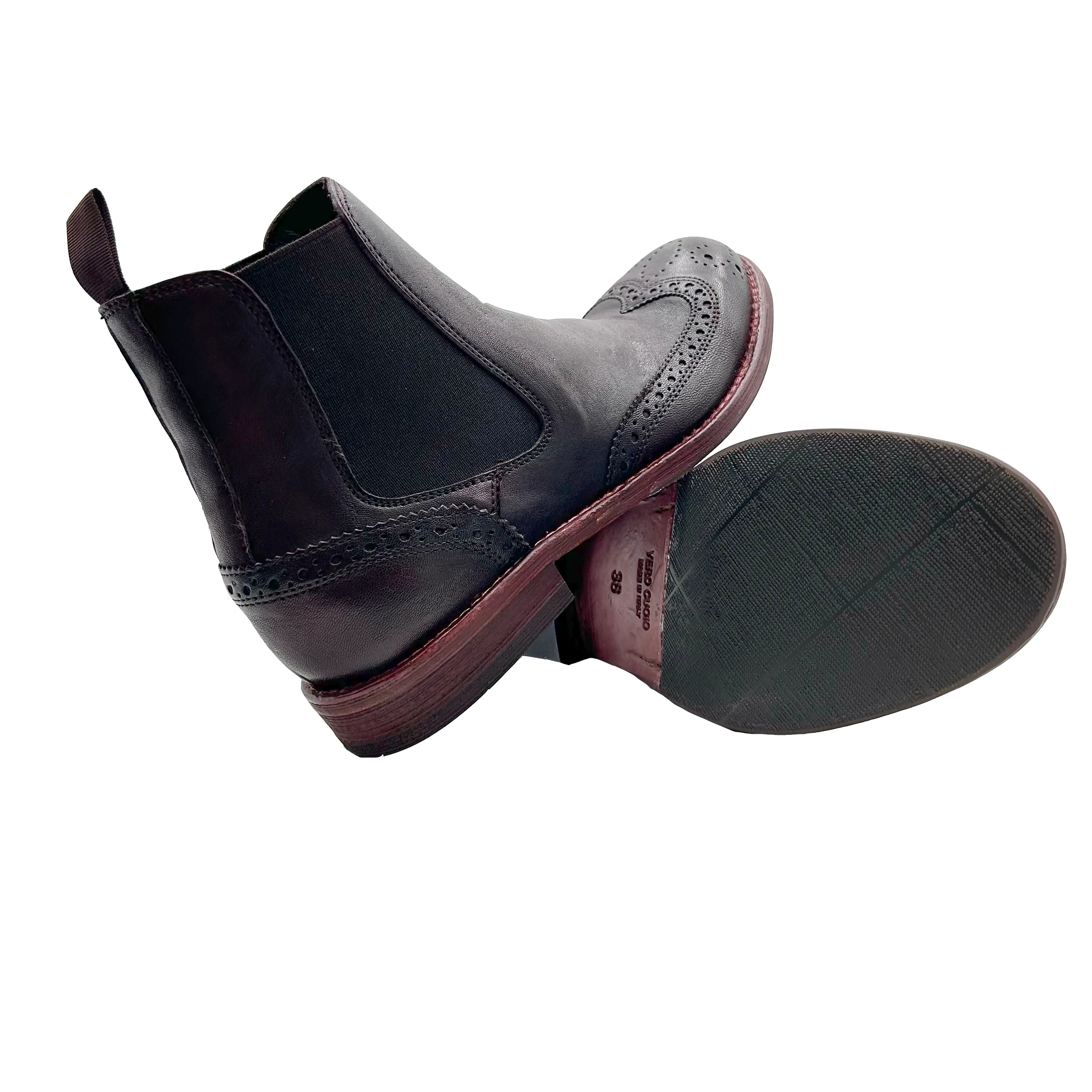 Sandro Barbera Stone Wax D34229 Stivaletti Donna Bordeaux