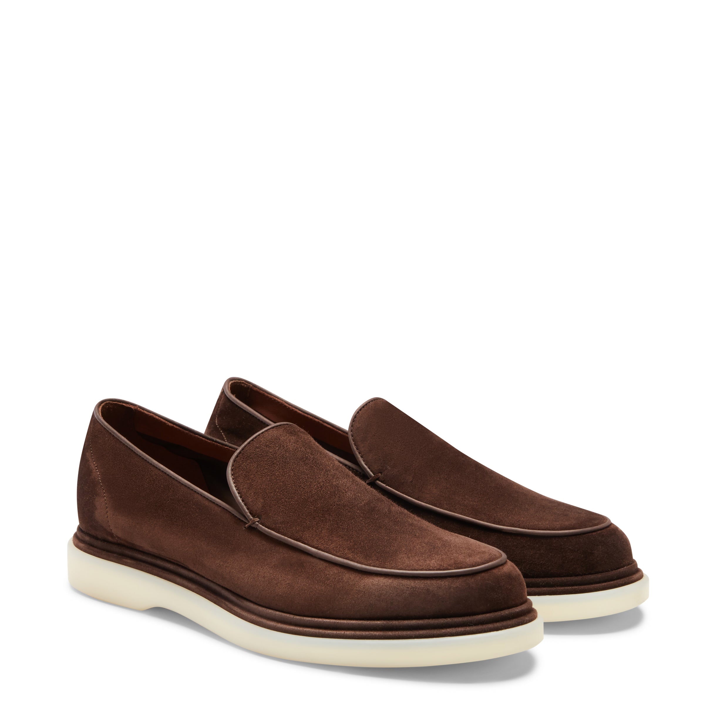 F.lli Rossetti 14499 mocassino suede marrone uomo