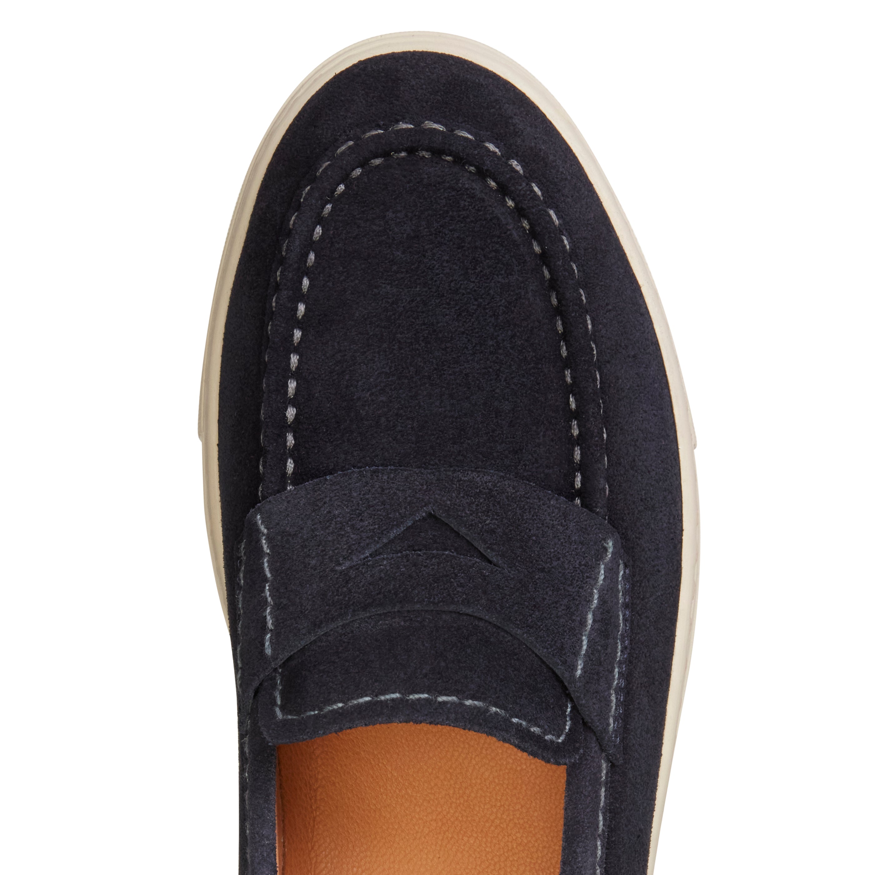 F.lli Rossetti 77268 mocassino donna suede navy tacco 40mm