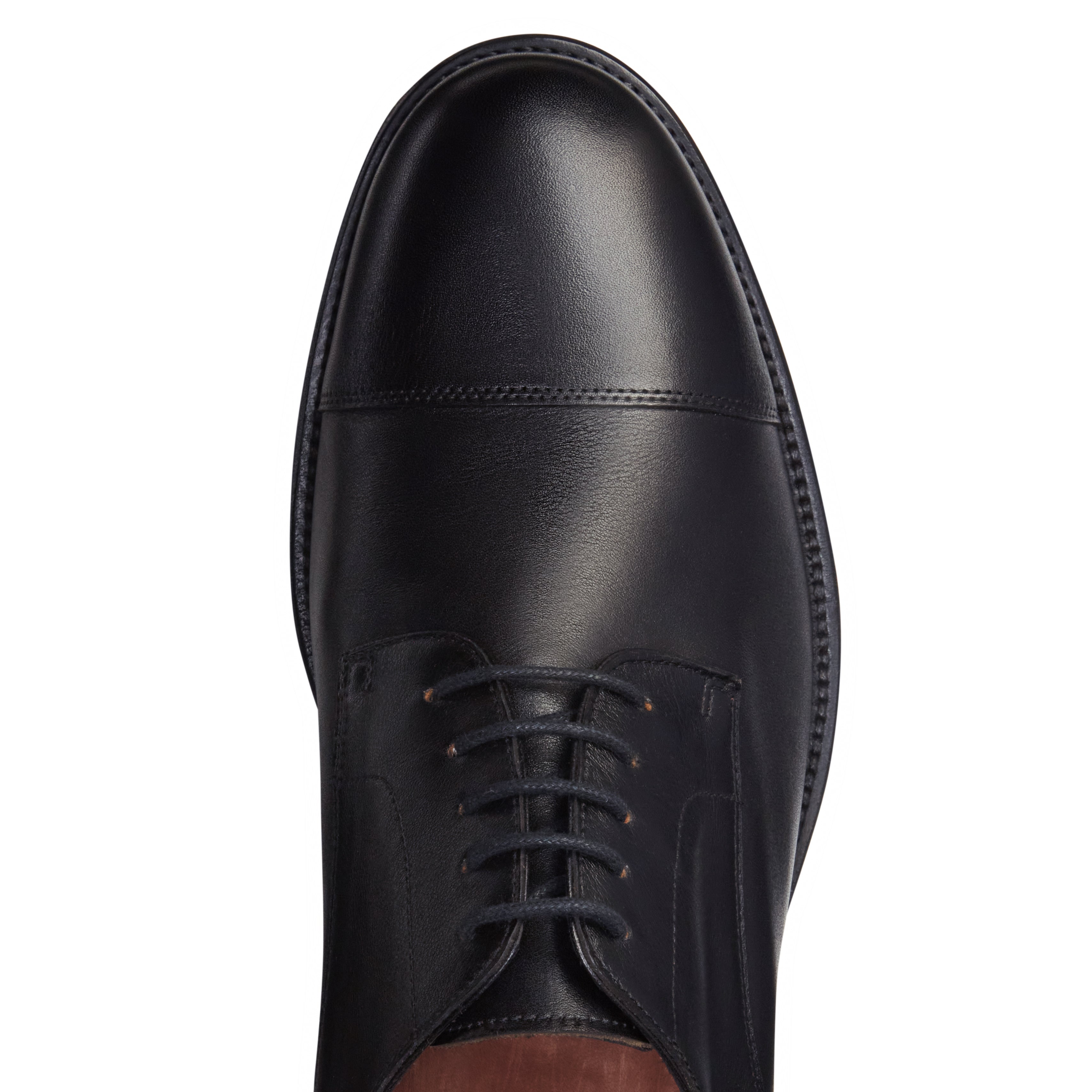 F.lli Rossetti Shoes Man 15192 Derby Nero Pelle Liscia