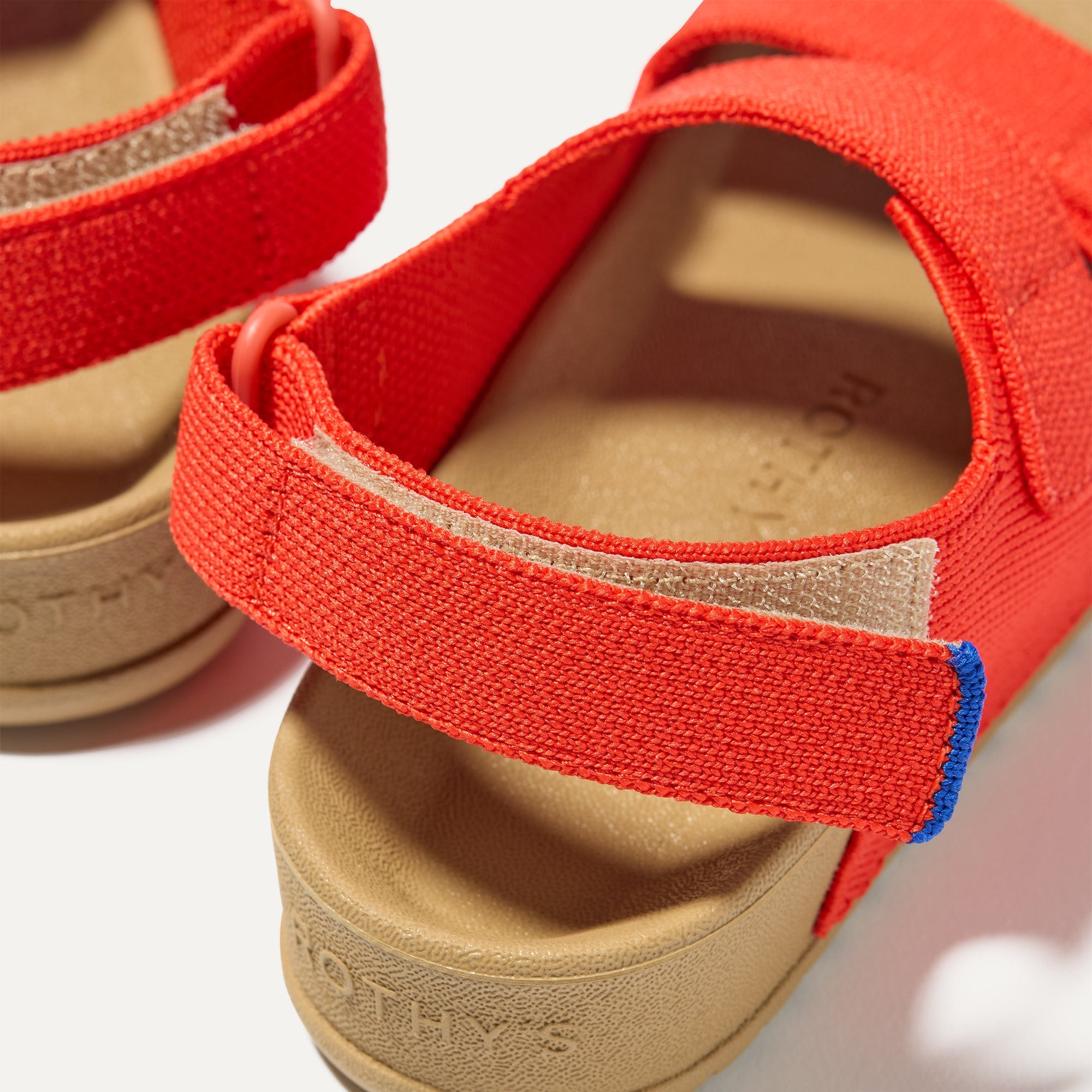 Rothy's Kids Double Strap sandali Firetruck Red rosso