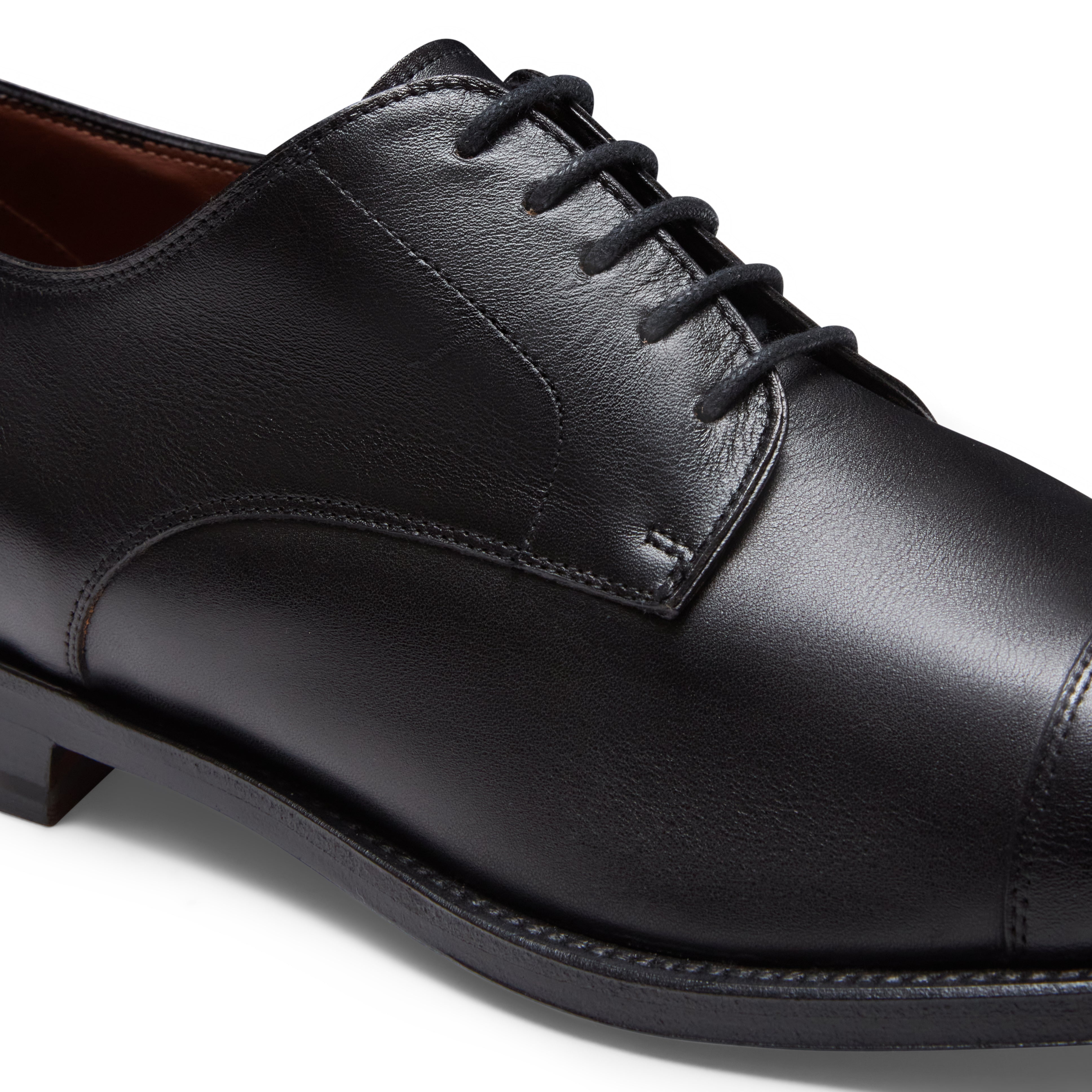 F.lli Rossetti Shoes Man 15192 Derby Nero Pelle Liscia