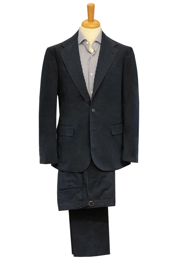 Stefano Bemer Suits SV1029 abito cotone blu 50