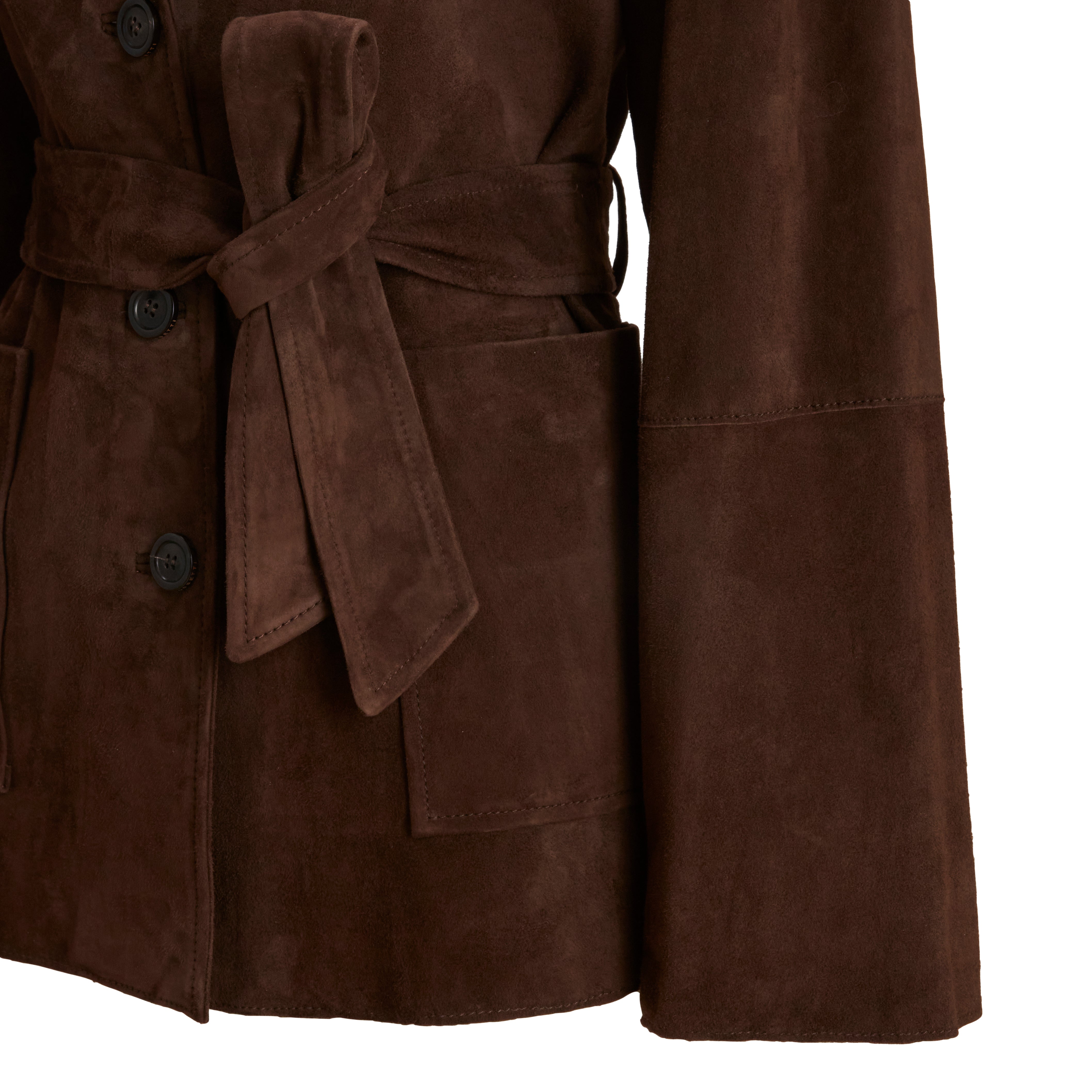 F.lli Rossetti 98325 Giacca Donna Suede Marrone Cioccolato