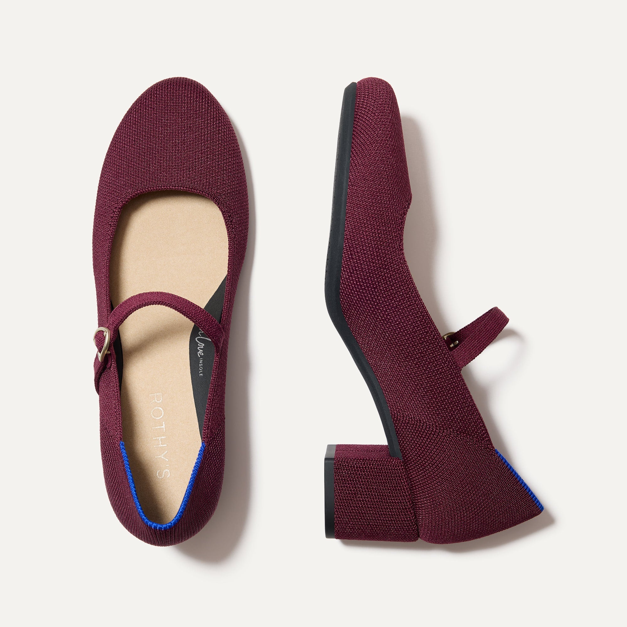 Rothy's Heels The Mary Jane Heel decollete nero tacco comodo