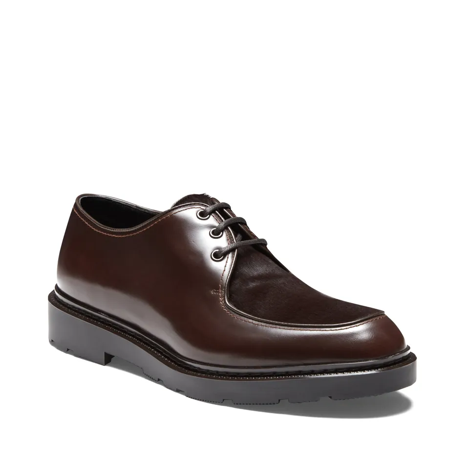 F.lli Rossetti 47476 Derby uomo pelle cacao antiscivolo
