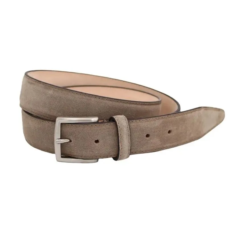 Sandro Barbera Cintura camoscio taupe 100 cm XS