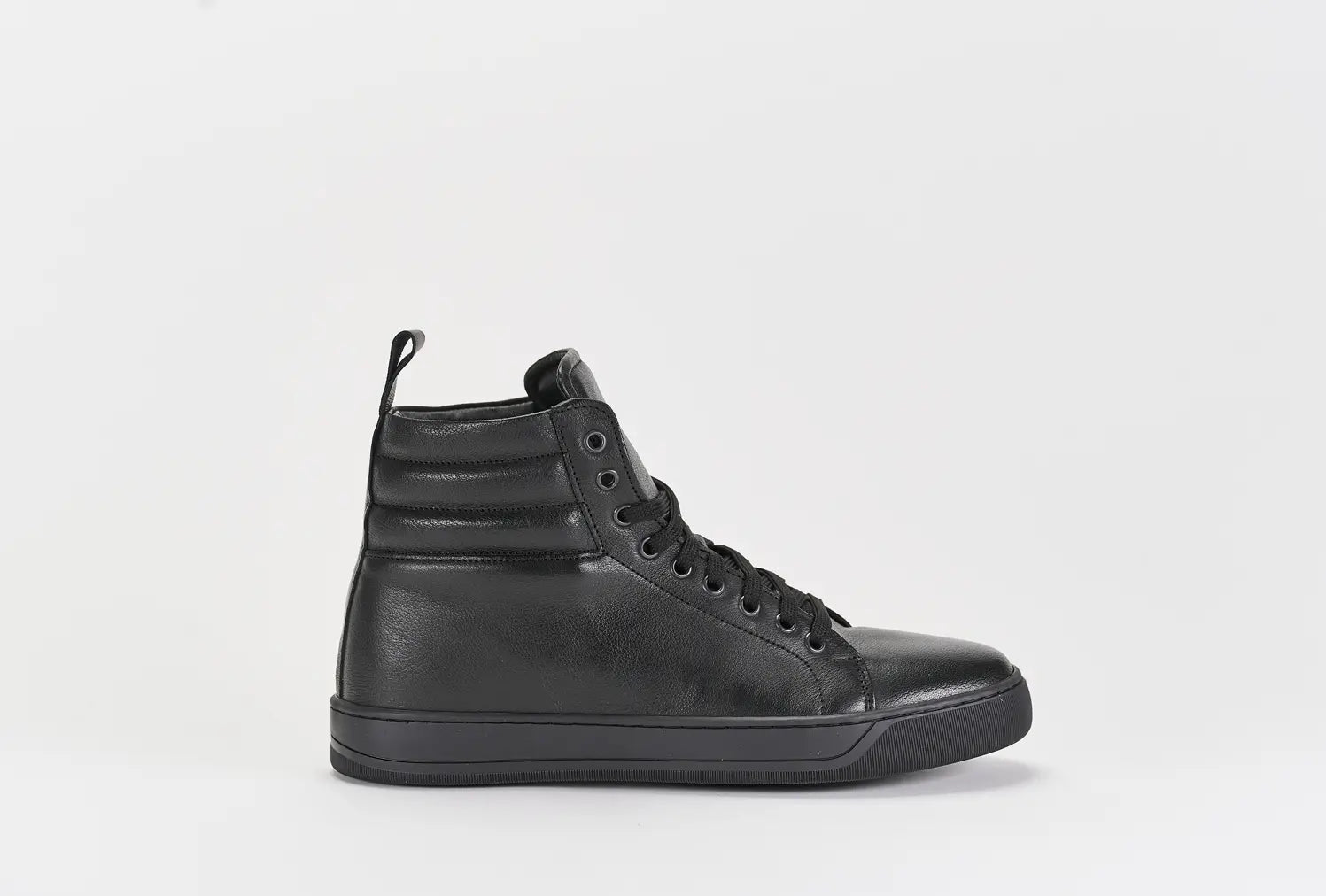 Sandro Barbera Boxer sneaker uomo nero pelle bufalo