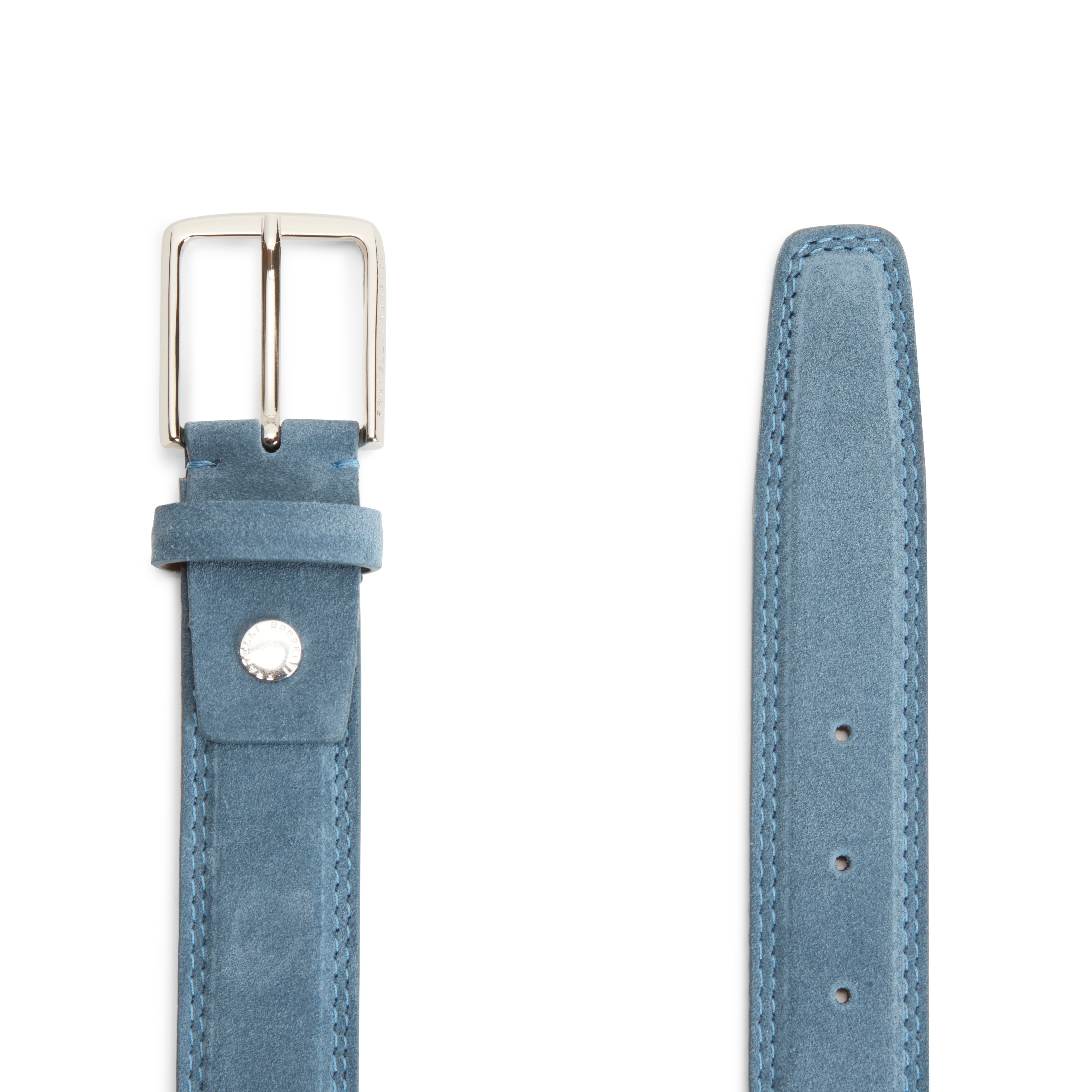F.lli Rossetti 97490 Cintura Uomo in Suede Ottanio