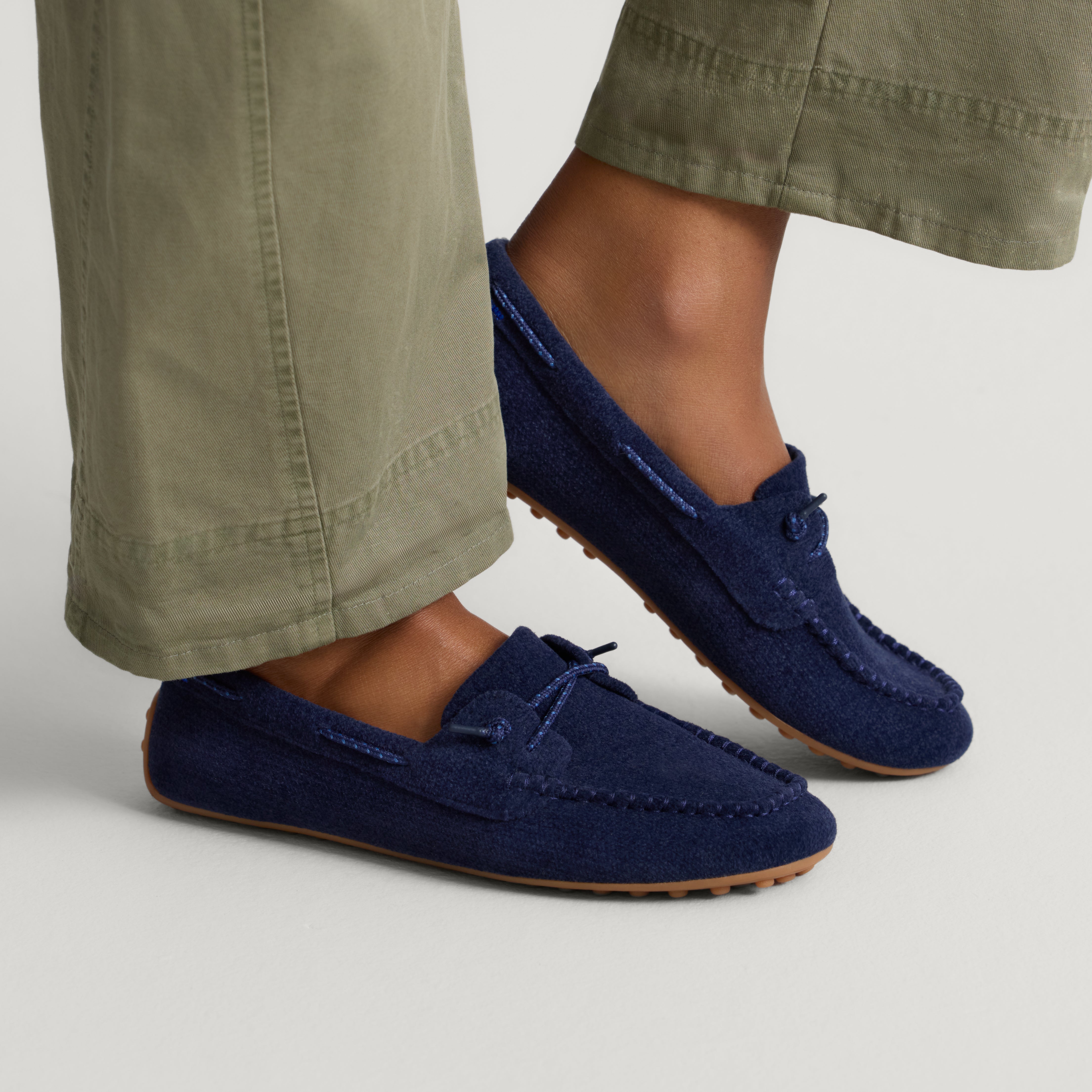 Rothy's The Driver Moc mocassini Navy ReVelvet 38