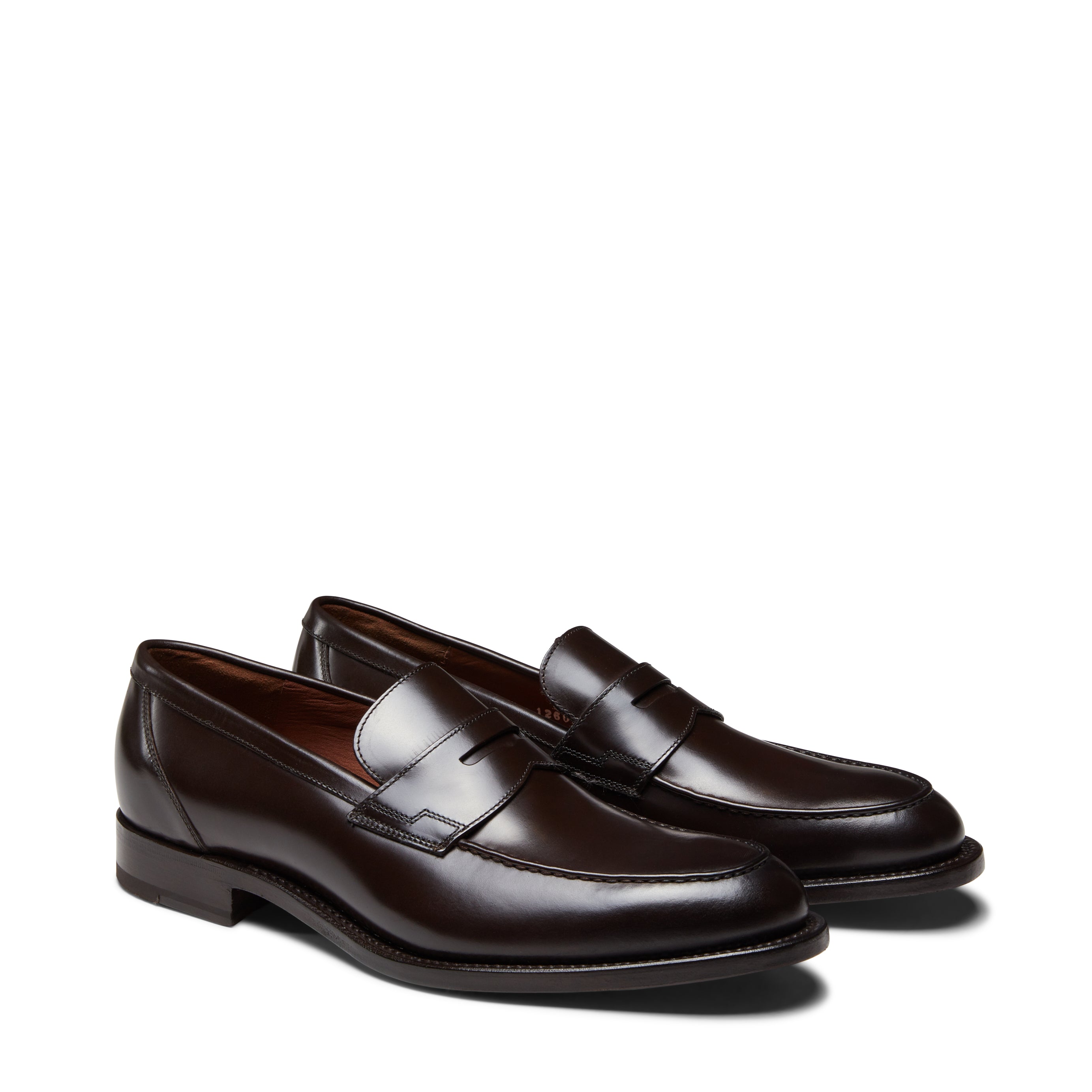 F.lli Rossetti 12605 Mocassino Pelle Uomo Ebano Goodyear Cuoio