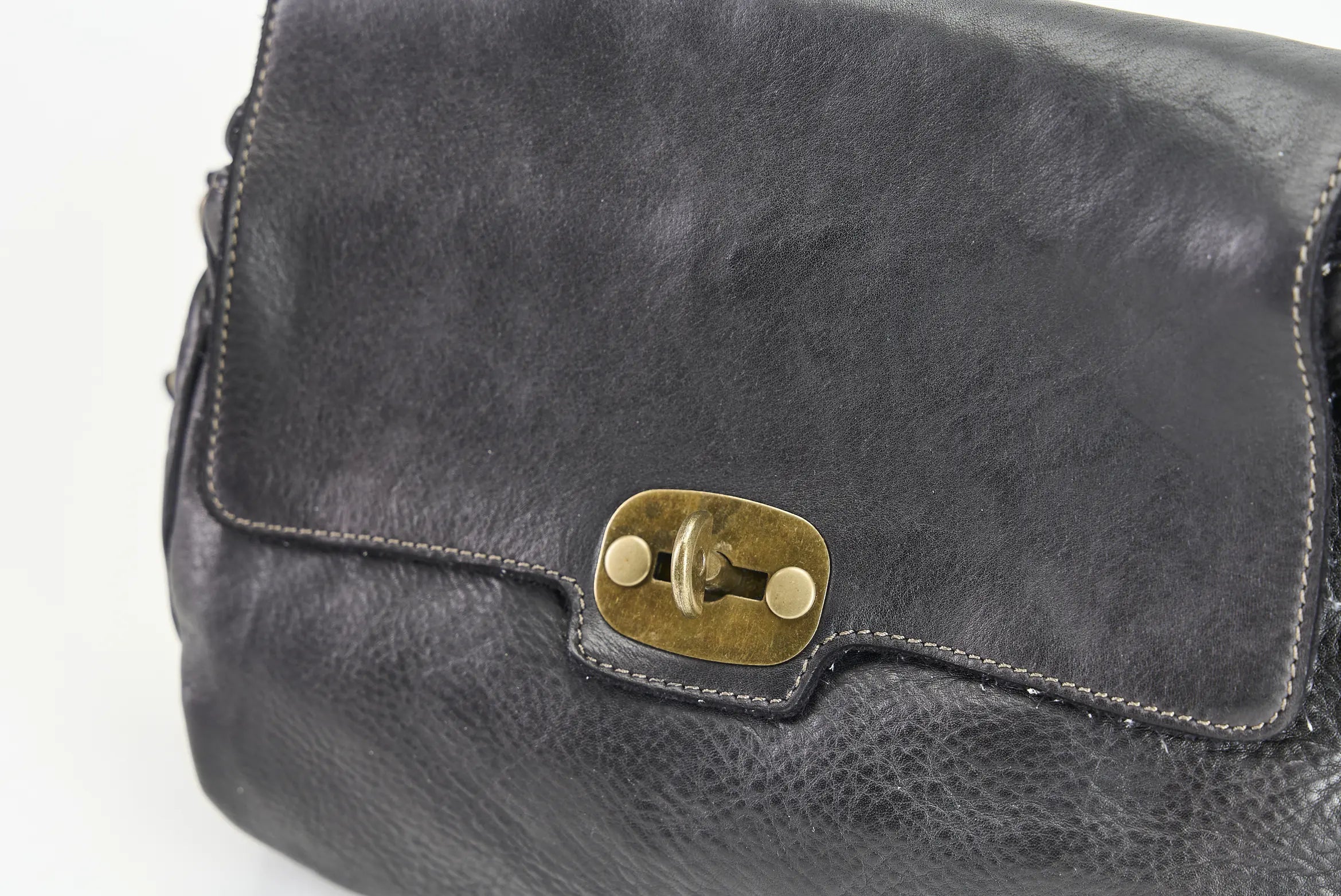 Sandro Barbera 2028 borsa mano nera pelle 30x27x12 cm