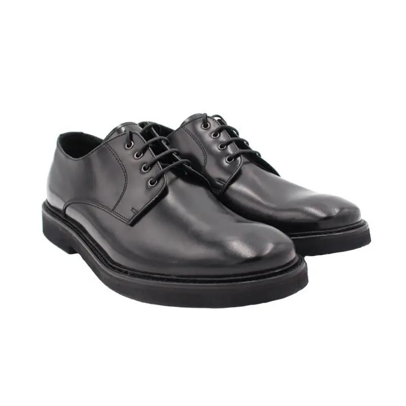 Sandro Barbera 1264 derby uomo nero vitello Vibram
