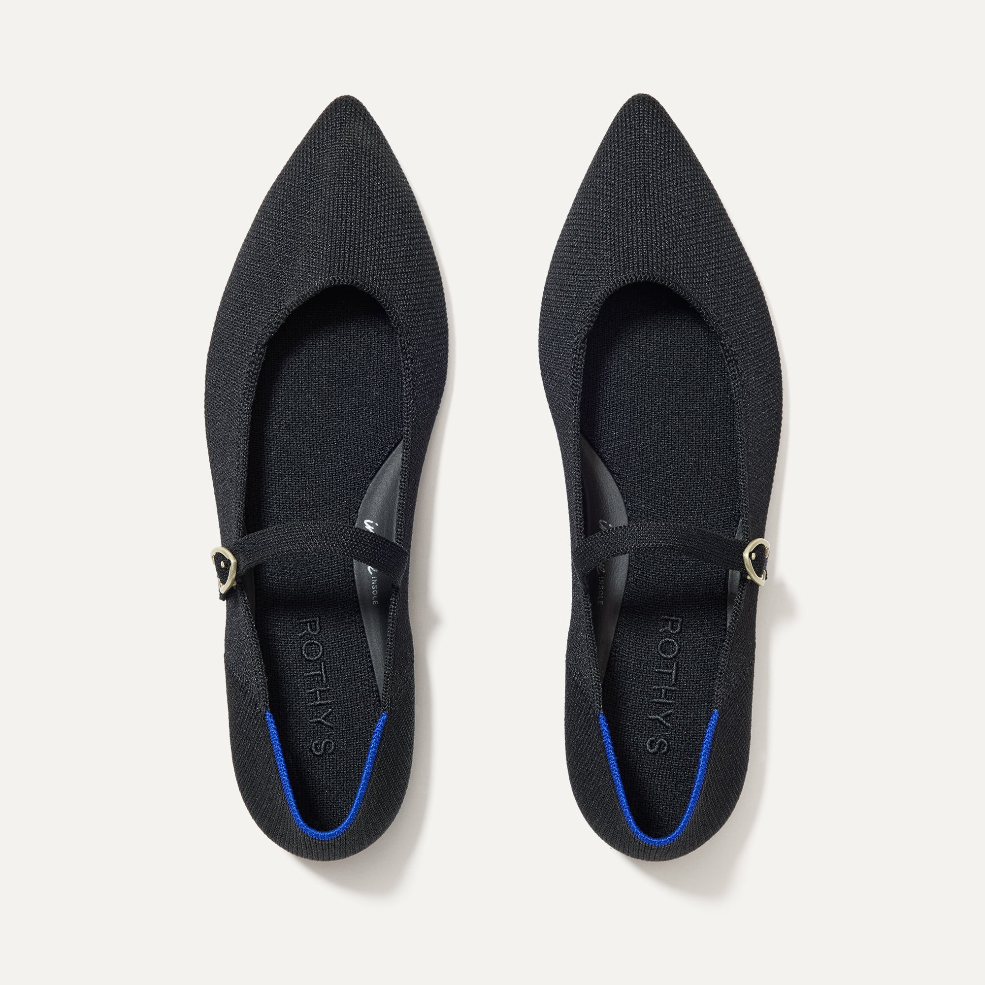 Rothy's Point Mary Jane II ballerine Amber Cat